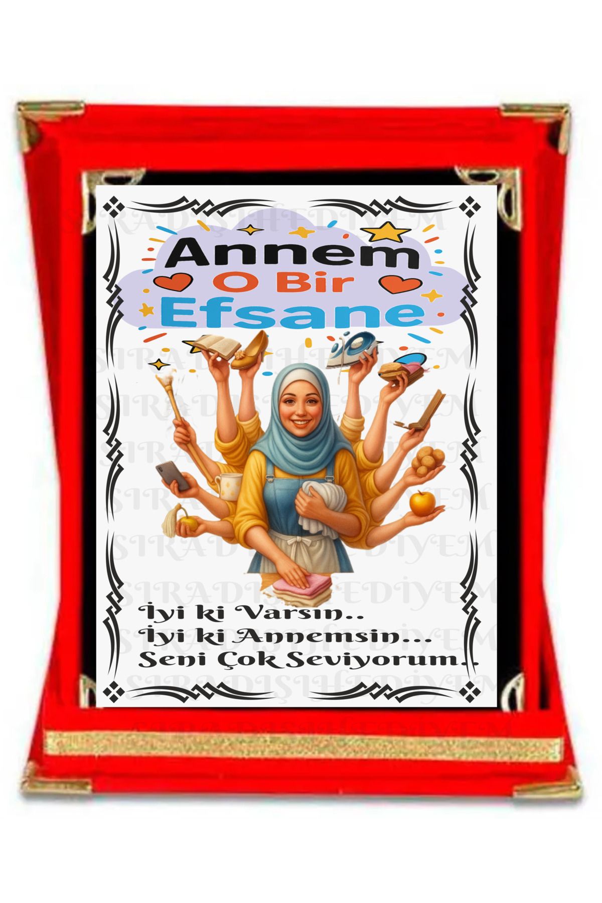 sıradışıhediyem anne plaket anneye plaket canım annem plaket doğum günü plaket anneler günü plaket