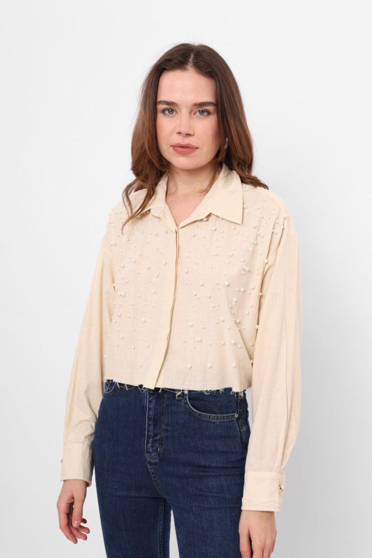 ETİLER COLLECTION GÖMLEK - Taş