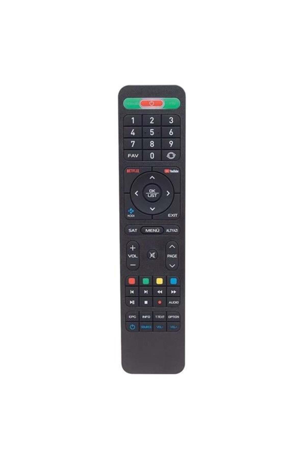 Pİ GLOBAL Hiremco Turbo 4K Netflix-Youtube Tuşlu Hd Uydu Kumandası