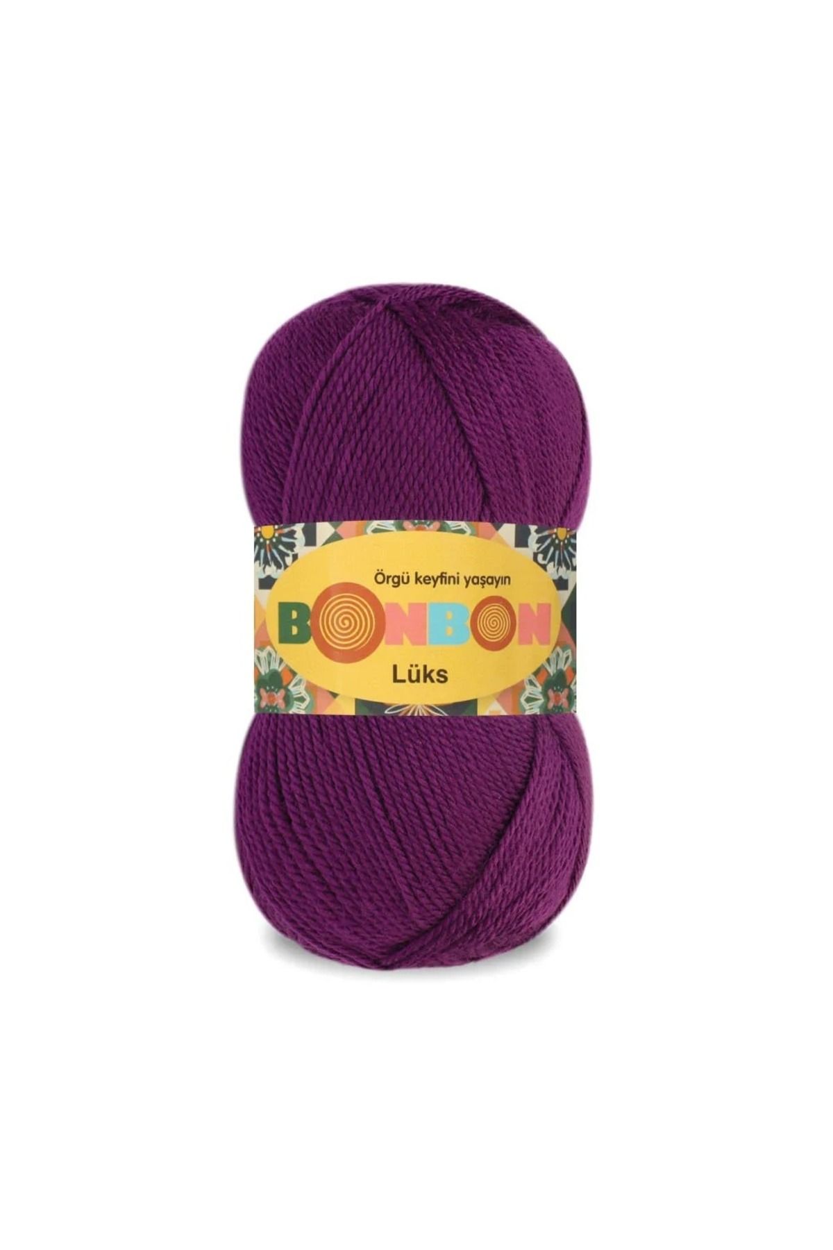 NAKO Bonbon Lüks 98287 Mürdüm (5 Adet) Örgü İpi