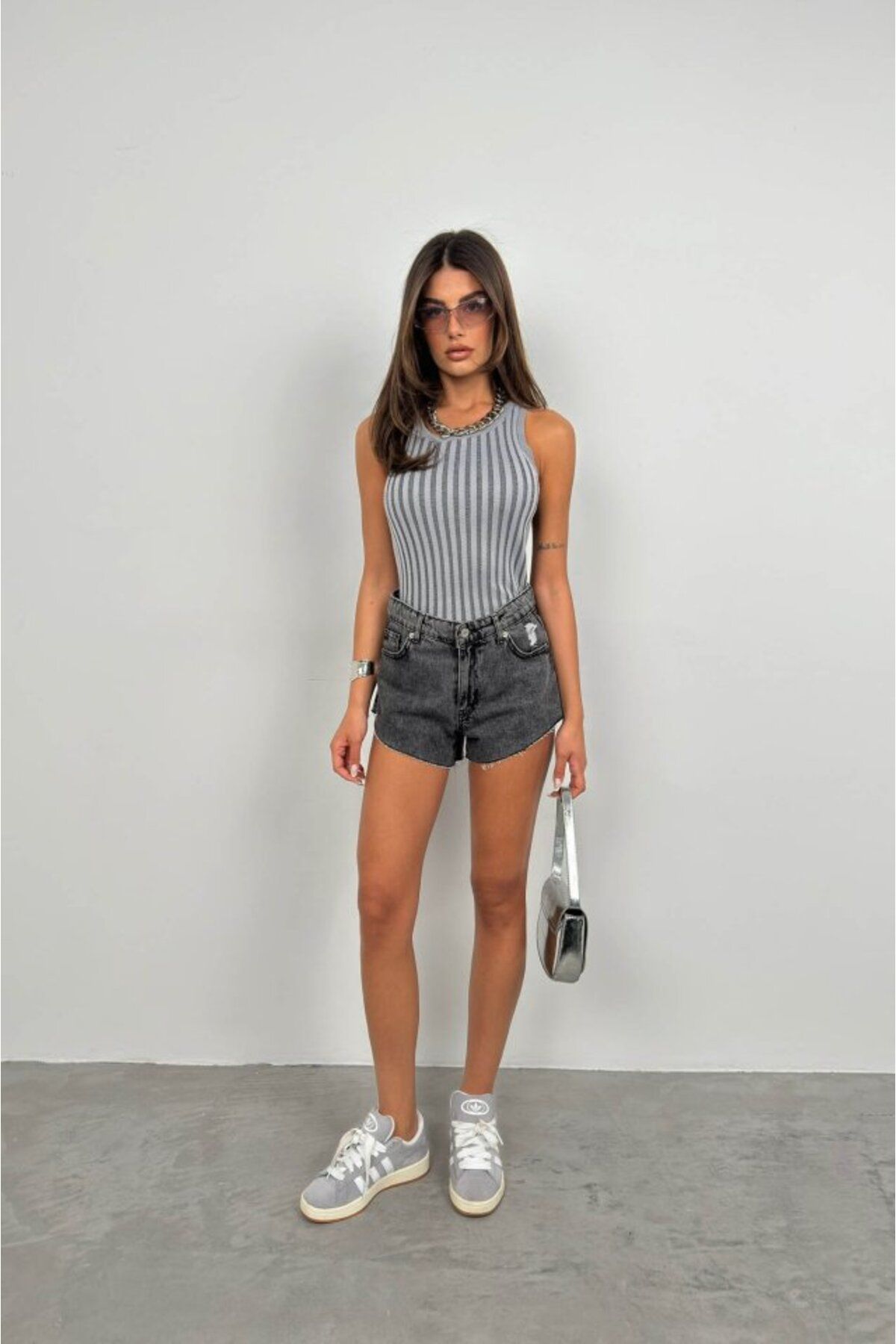ETİLER COLLECTION Fitilli Yüzücü Yaka Bluz