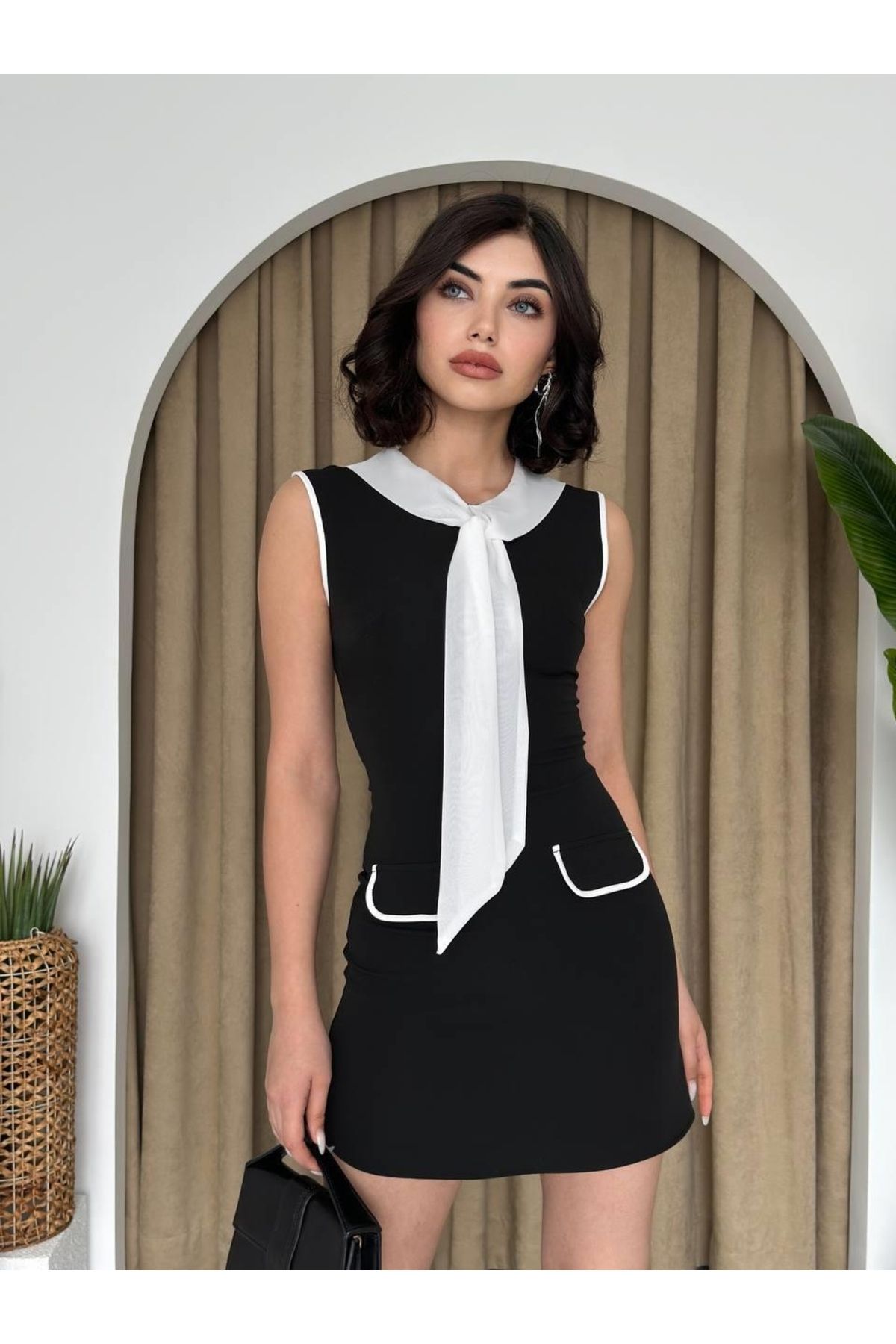 ETİLER COLLECTION Area Fularlı Elbise