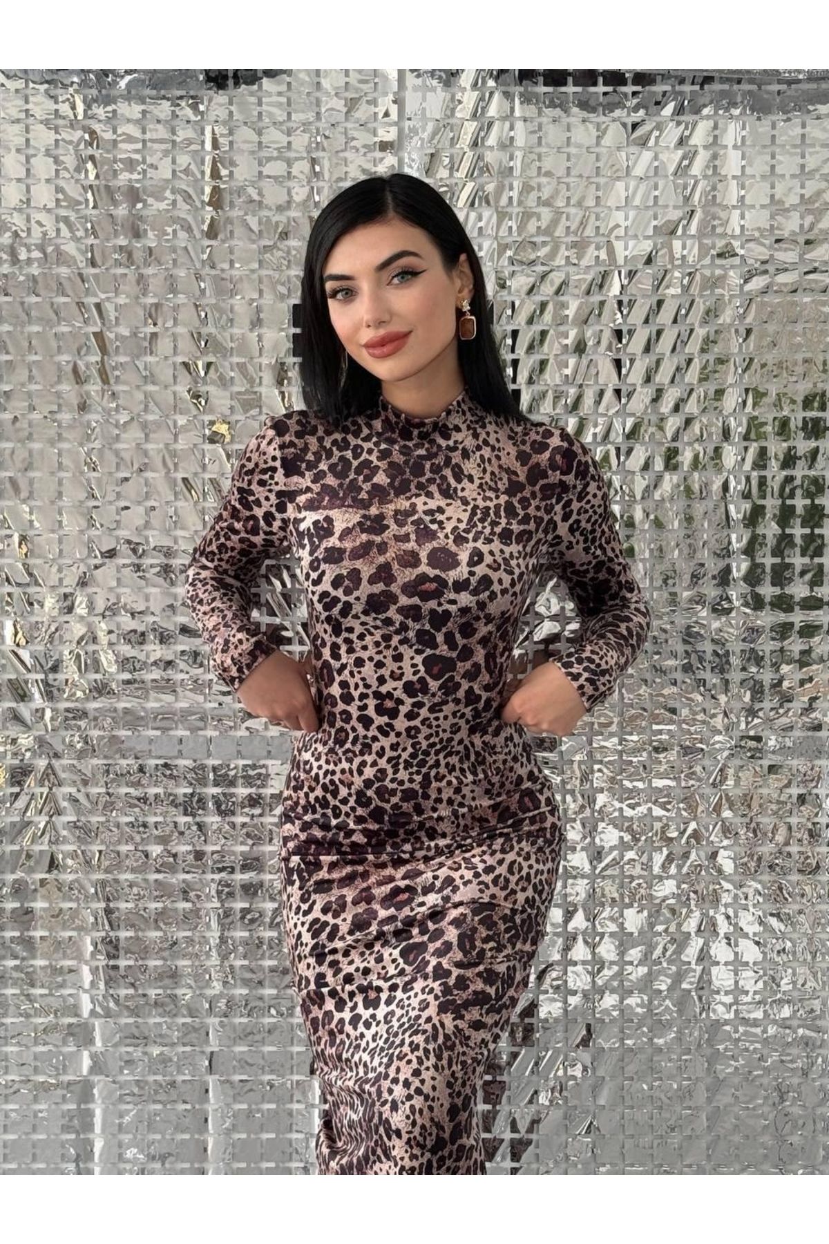ETİLER COLLECTION Astora Kadife Elbise