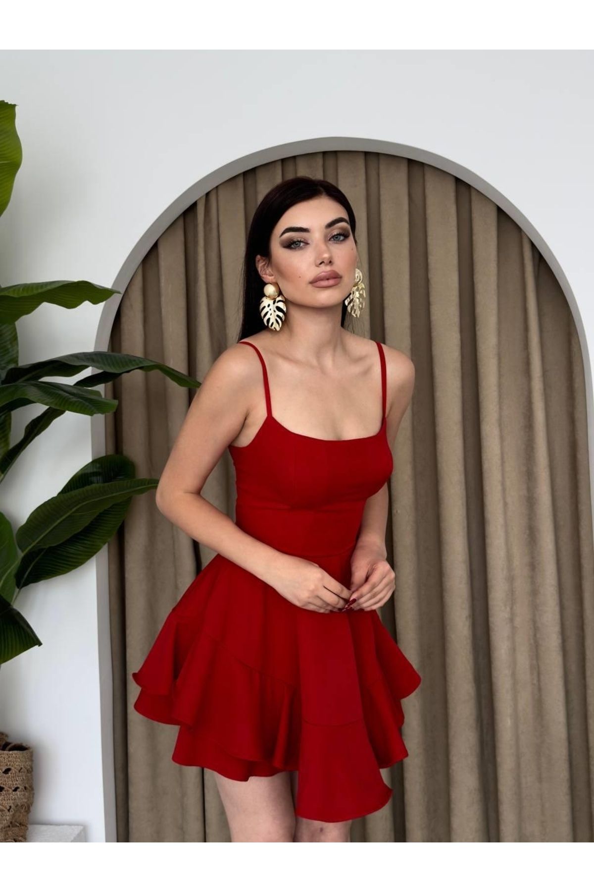 ETİLER COLLECTION Common İp Askılı Elbise