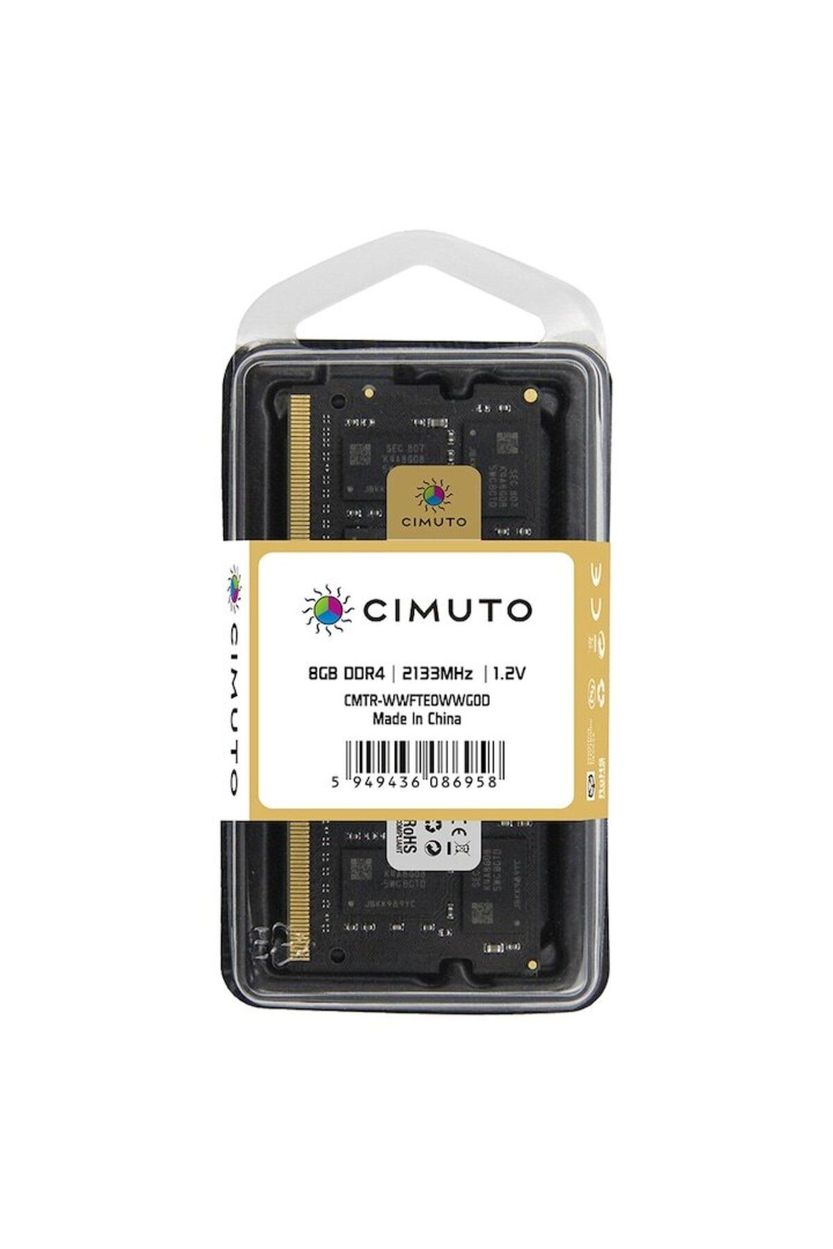 CIMUTO-RAM memory 8 GB sodimm DDR4, 2133 Mhz, CIMUTO, for laptop 3