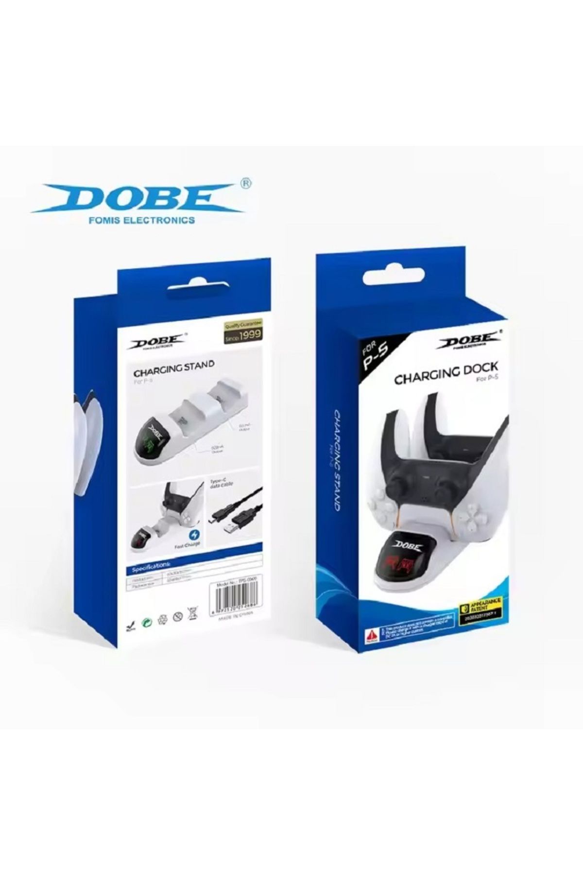 Dobe-Fast Charging Station for PS5 Controllers – Dual Dock with LED Indicator 6