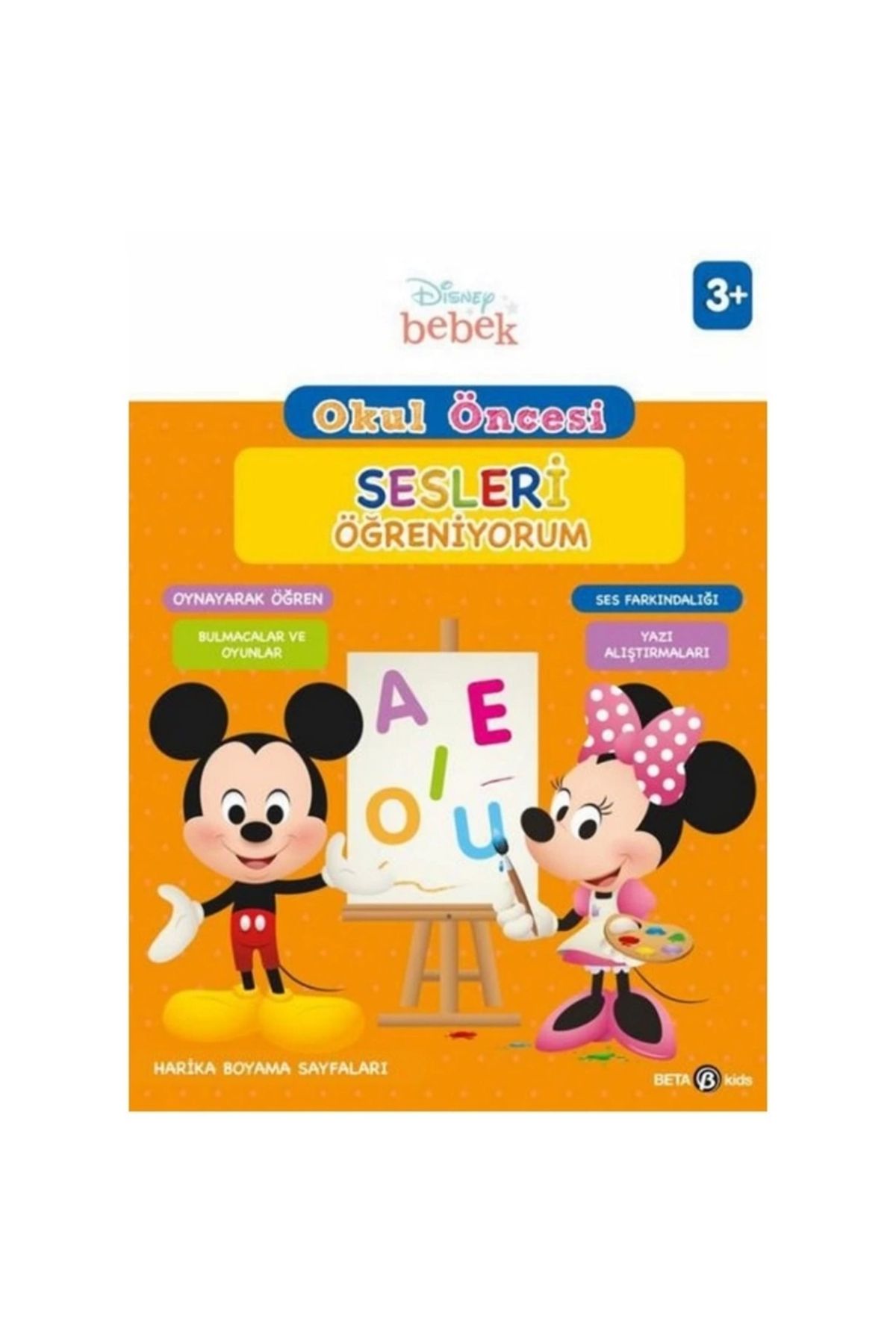 TWOX Çocuk Eğitici OyuncakDisney Eğitsel Okul Öncesi Sesleri Öğreniyorum