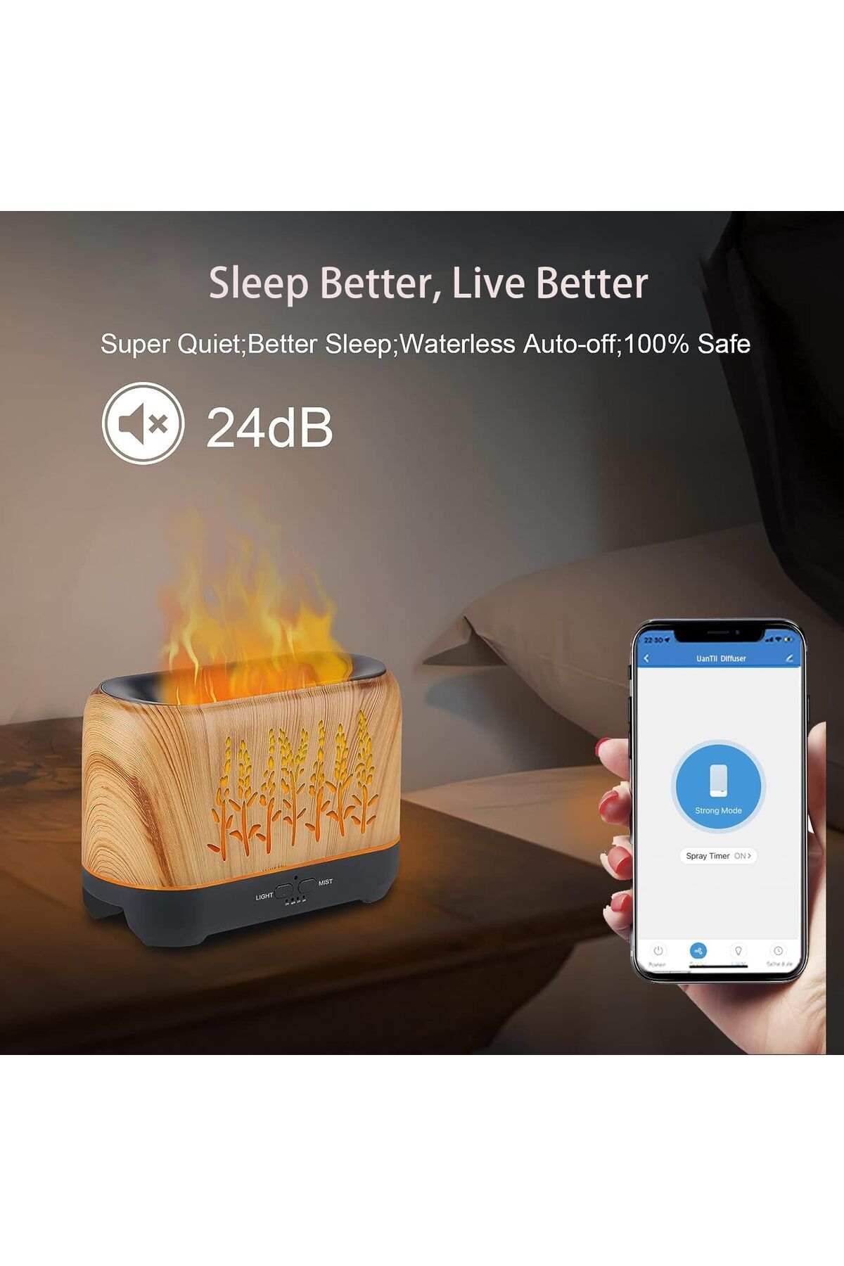 UanTii-موزع روائح ذكي Tuya Wifi مرطب هواء مع موزع زيوت عطرية 8