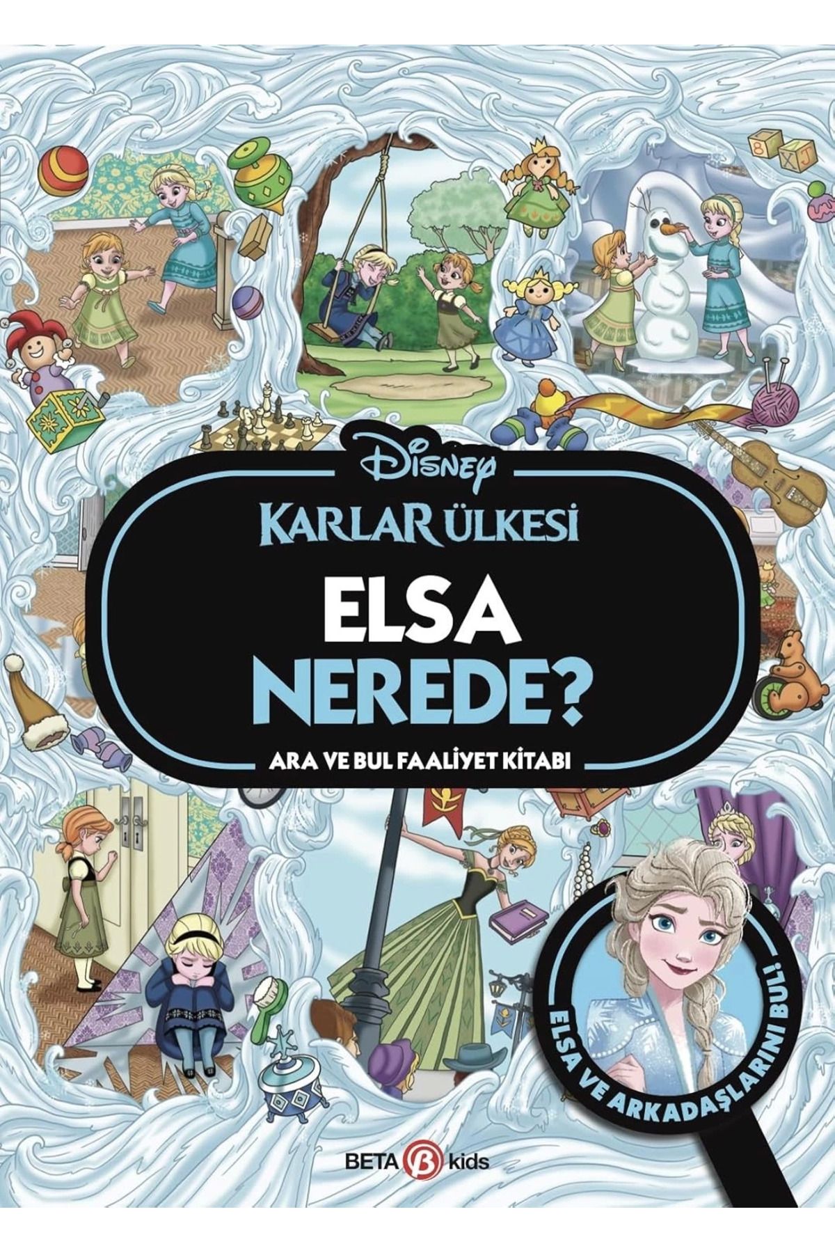 TOYFEST Disney Karlar Ülkesi Elsa Nerede? Ara ve Bul Faaliyet Kitabı