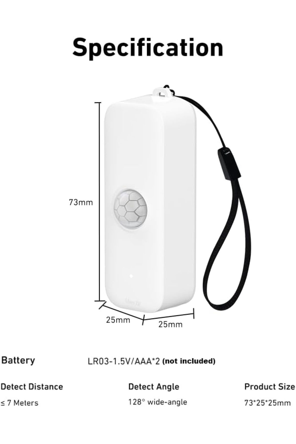 UanTii-Smart PIR Motion Detector Tuya Wifi Human Movement Sensor for Home Security Works with Smart 9