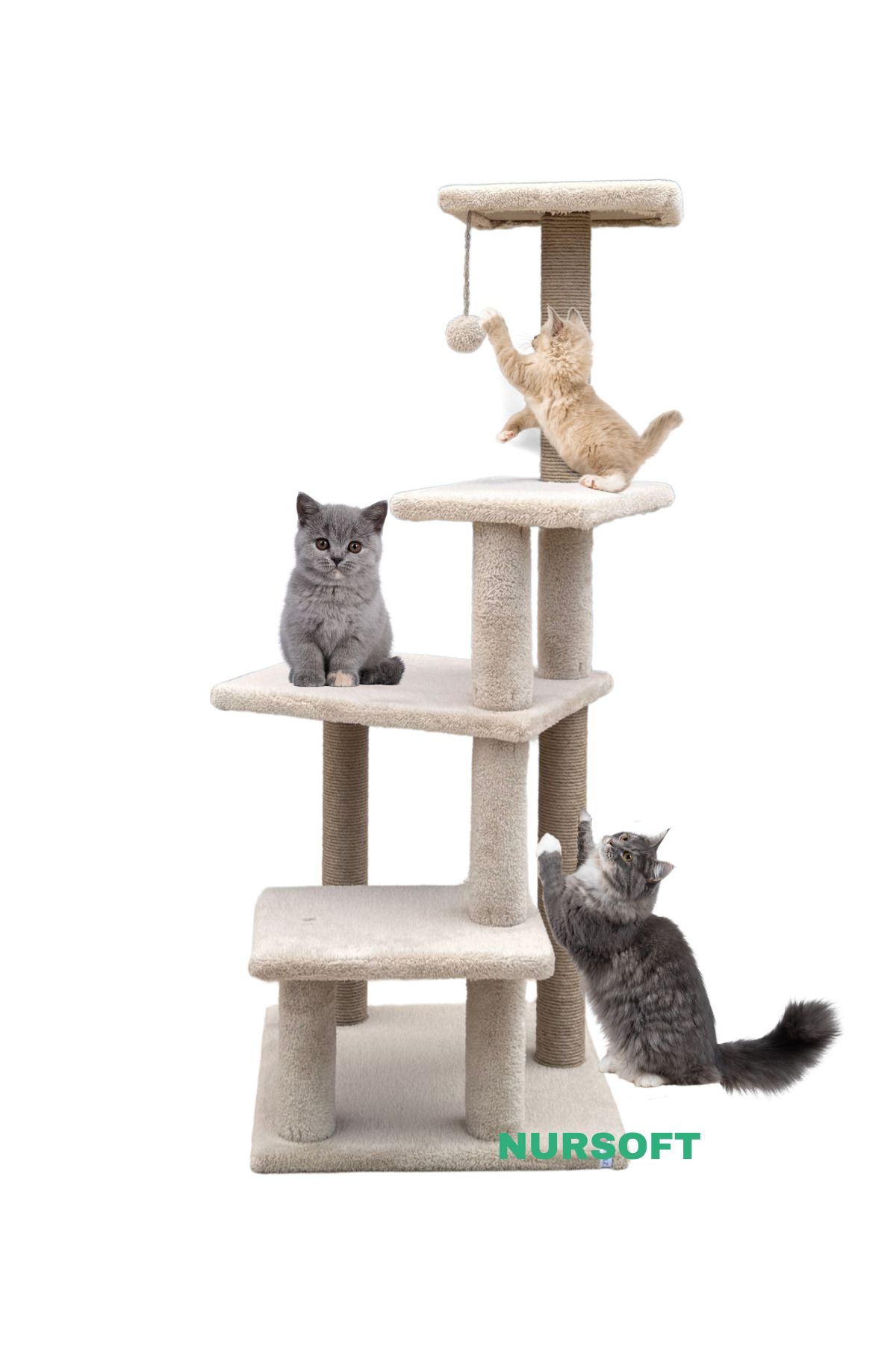 Nursoft-Premium Scratching Board Multi-Layer Long Size Large Size Cat Seat Scratching Protector 3