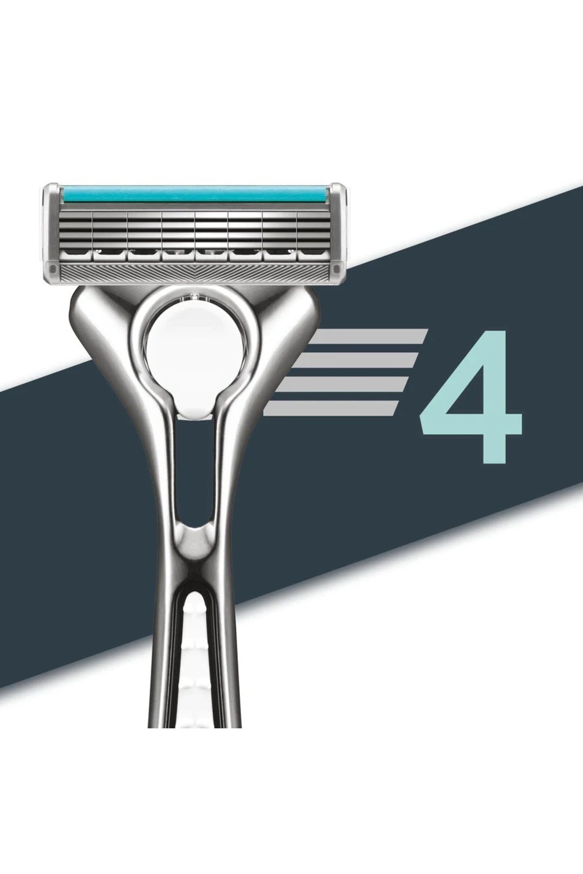 Wilkinson-Sword Quattro Titanium Essential 4 Sensitive Shaver Set, 9 Refills 5