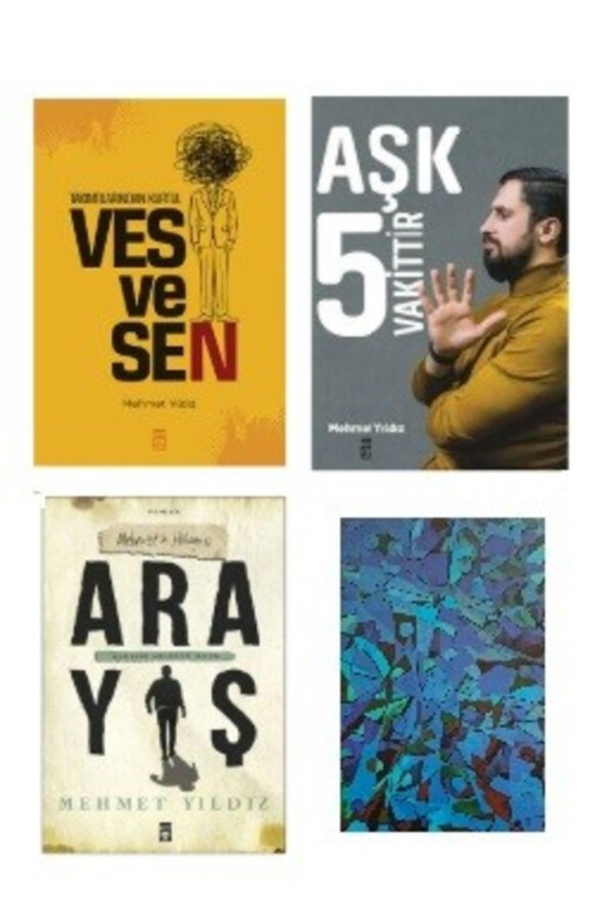 Timaş Yayınları Mehmet Yıldız - Vesvesen - Aşk 5 Vakittir - Arayış - 3 Kitap Set - Not Defteri HEDİYE