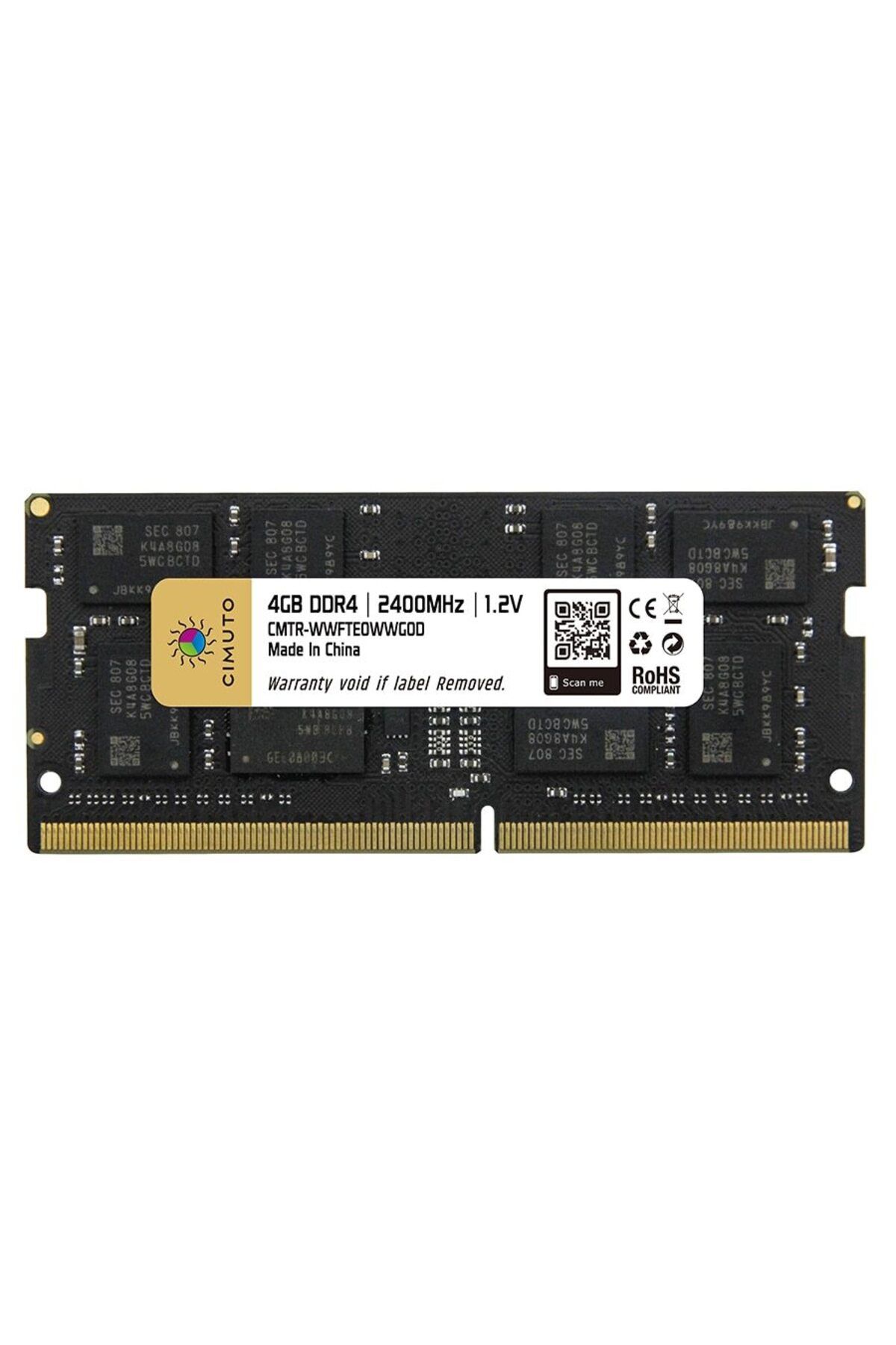 CIMUTO-RAM memory 4 GB so-dimm DDR4, 2400 Mhz, CIMUTO, for laptop 4