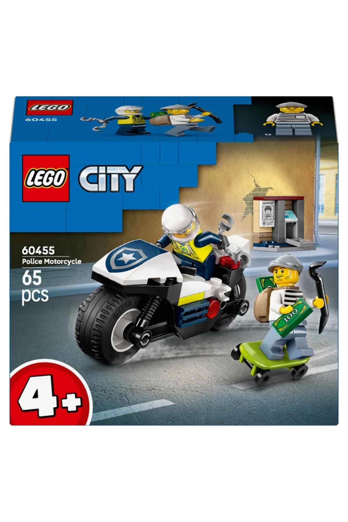 NW NessiWorld Nessiworld LEGO City Polis Motosikleti Takibi 60455