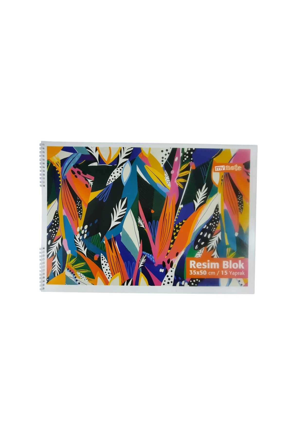 Mynote 35x50 SPİRALLİ KARTON KAPAK 15 YAPRAK RESİM DEFTERİ SARI