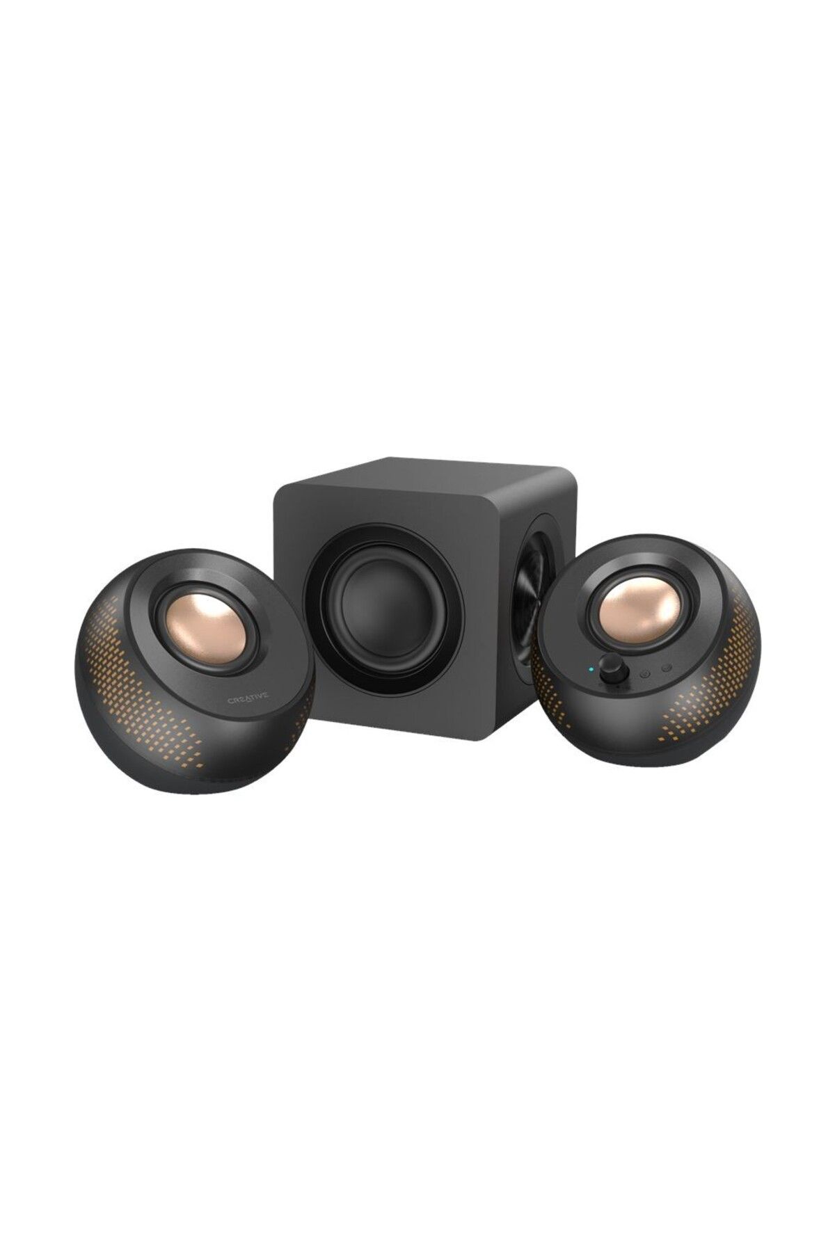 CREATIVE Pebble X Plus 2.1 Bluetooth 5.3 RGB Aydınlatma 15W RMS Gücüne Sahip USB-C Hoparlör