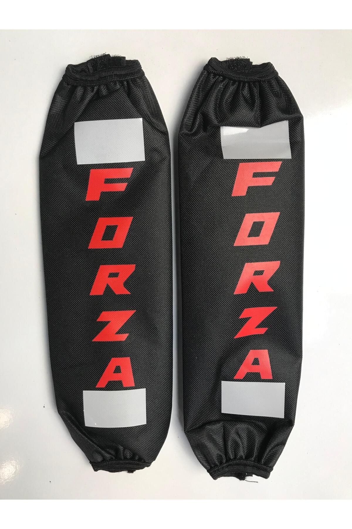GİZA MOTOR GİZA FORZA UYMLU SİYAH-KIRMIZI REFLEKTÖRLÜ AMORTİSÖR ÇORABI