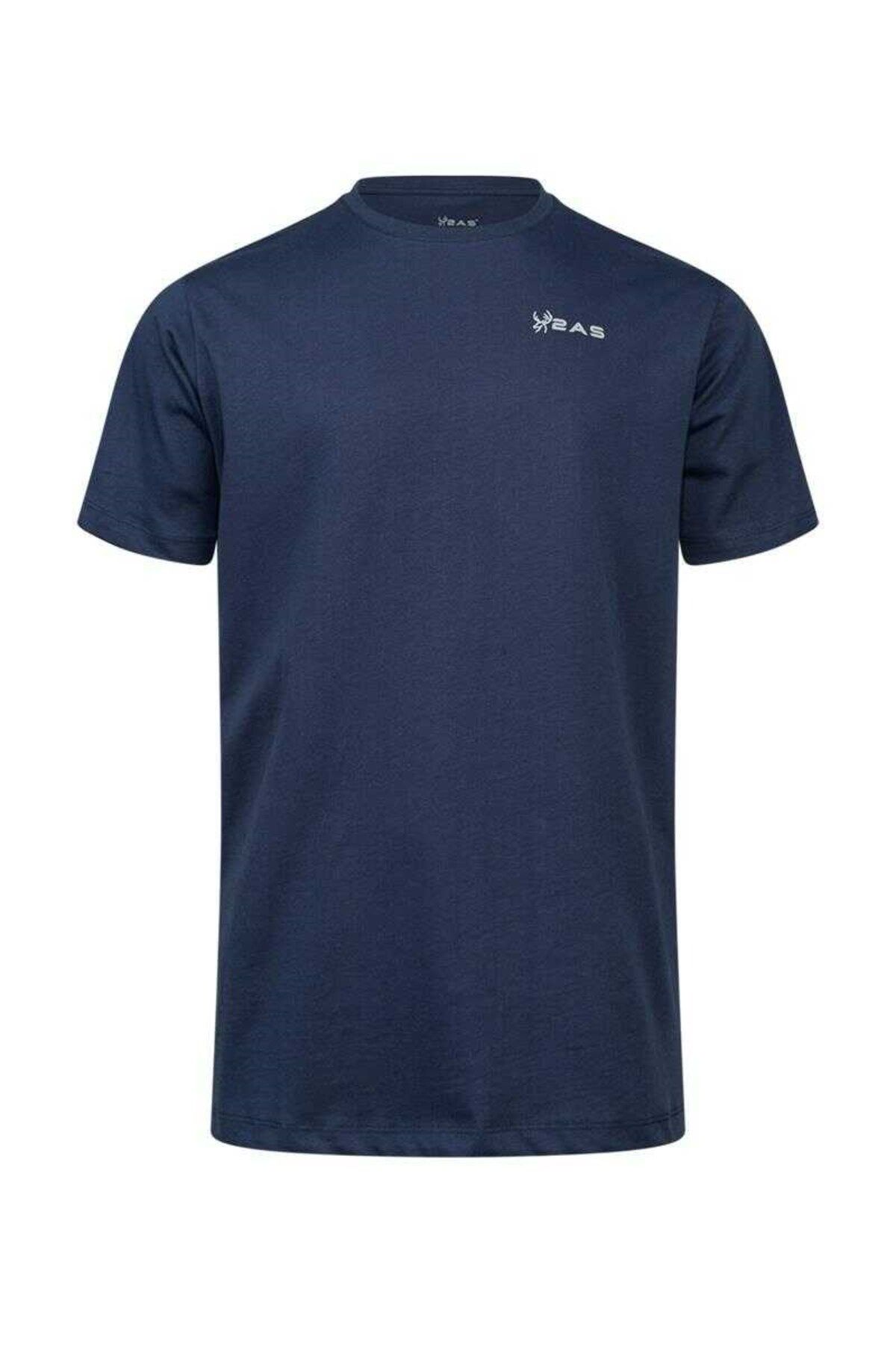 2AS Admın Erkek Yuvarlak Yaka T-shirt Lacivert 2asadmınfbm25-0335