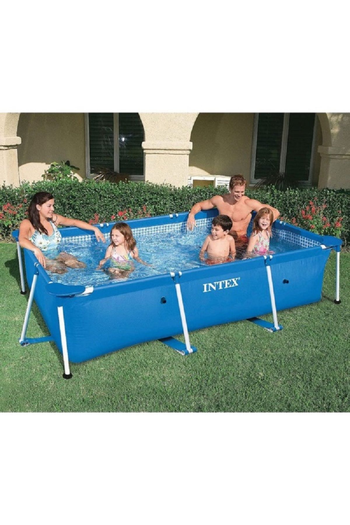 Intex-Rectangular Frame Pool Blue 3