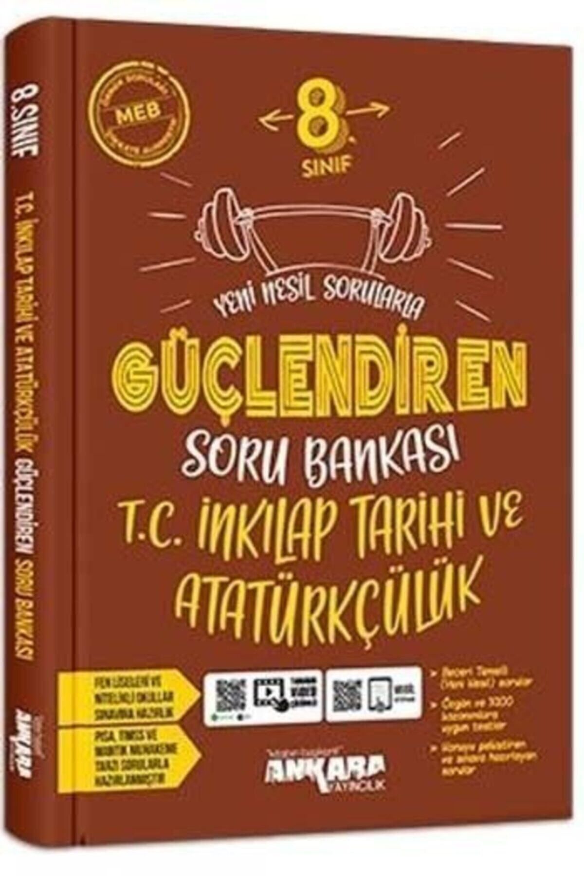 Ankara Yayıncılık 8. Sınıf Lgs T.c. Inkılap Tarihi Ve Atatürkçülük Güçlendiren Soru Bankası Ankara Yayıncılık