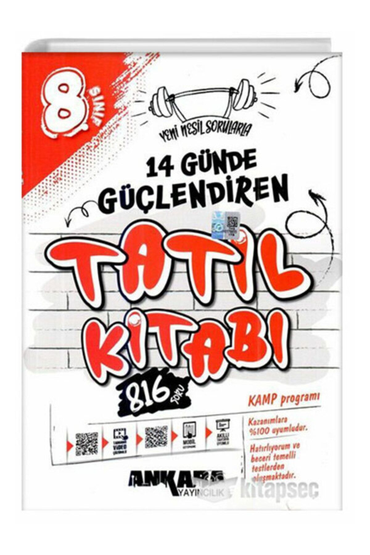 kitabın başkenti ankara yayıncılık 8. Sınıf 14 Günde Güçlendiren Tatil Kitabı Ankara Yayıncılık