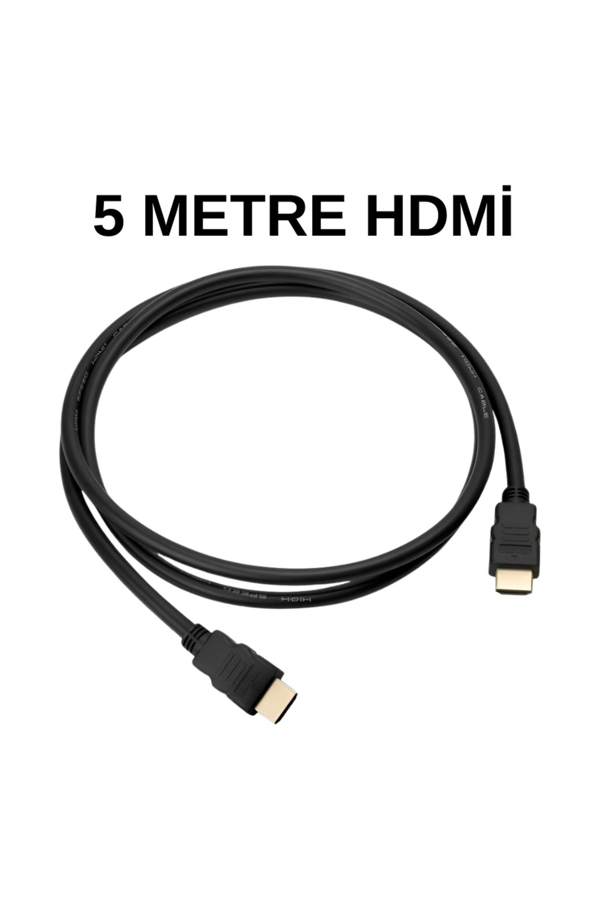 SpeedUF HDMI Kablo 5 Metre – Full HD 1080p, Altın Uçlu, TV PC Konsol Projektör Uyumlu