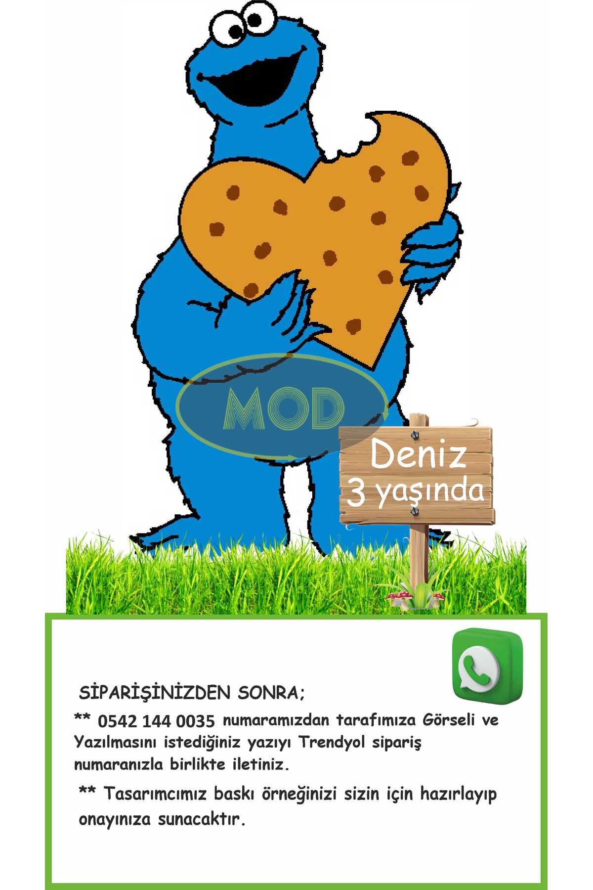 MOD DOĞUM GÜNÜ 3 BOYUTLU AYAKLI MAKET PANO 50X70 CM