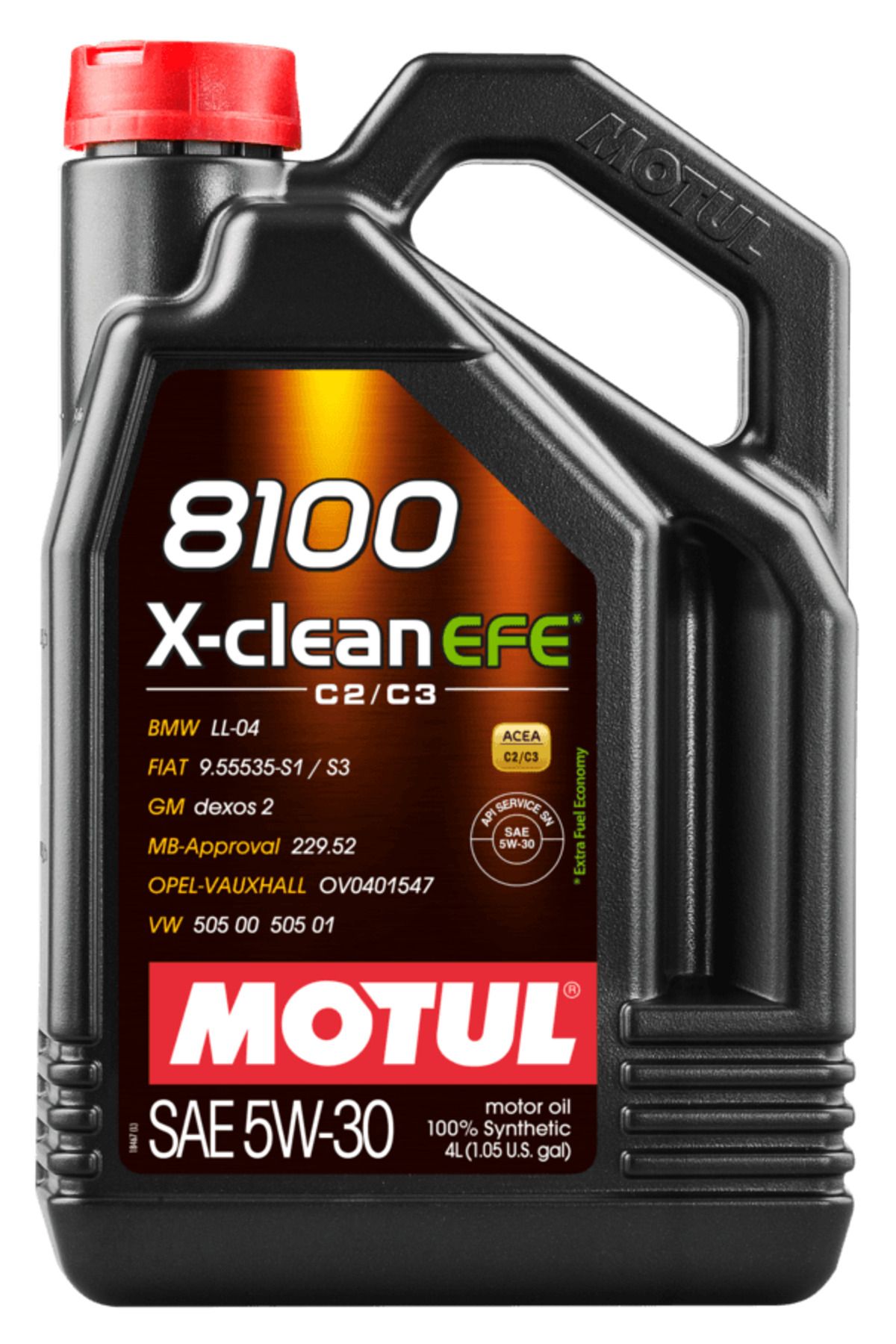Motul 8100 X-Clean Efe 5W-30 4 Lt Motor Yağı