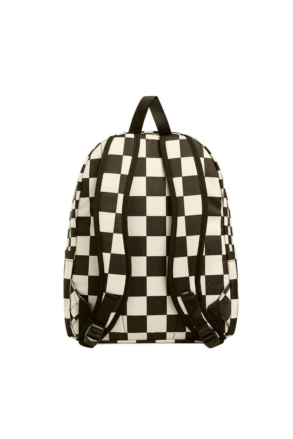Vans Sırt Çantası Old Skool Check Damalı Antelope VN000H4X3M41 görsel 2