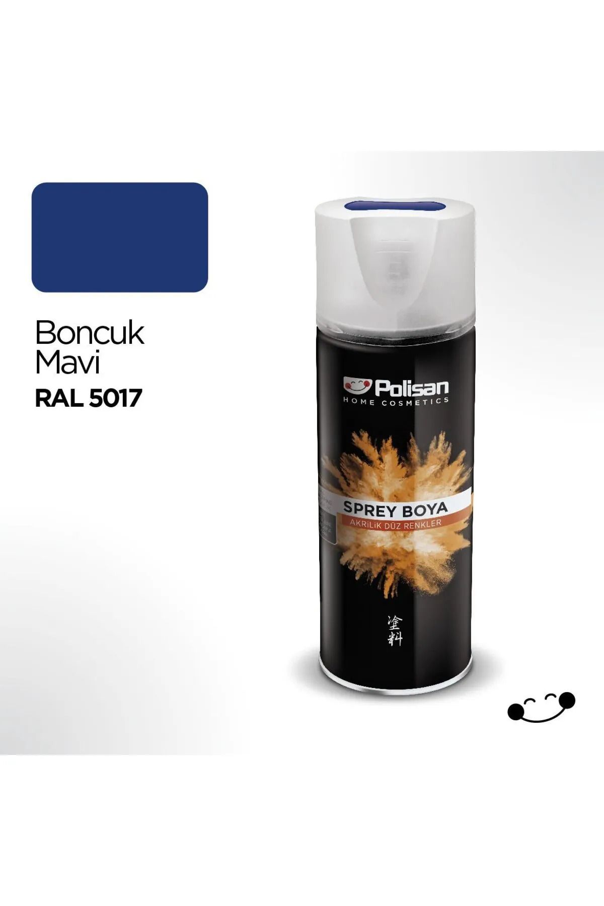 Polisan Akrilik Boncuk Mavi Sprey Boya 400 ml - RAL 5017
