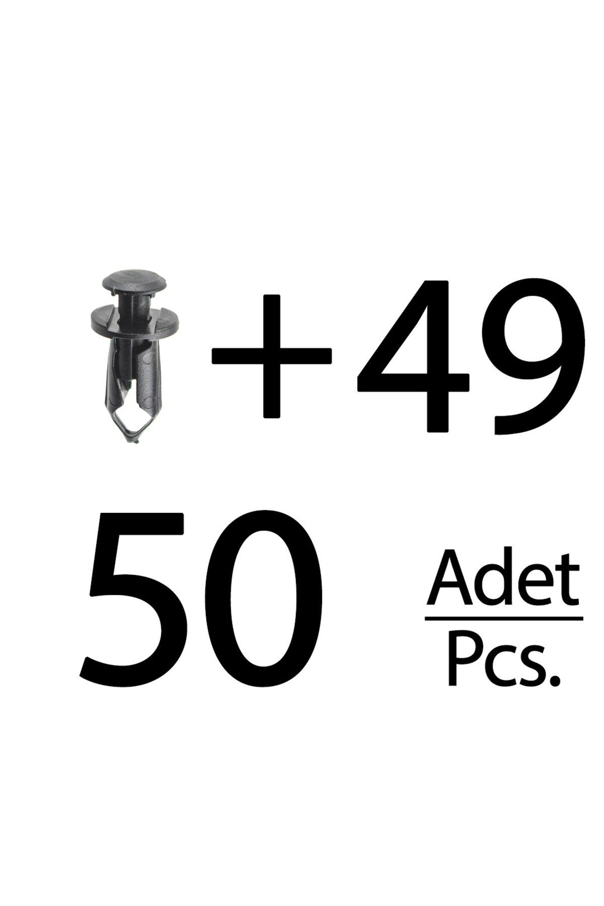 ALPHA AUTO PART Ford, GM, Toyota, Suzuki için Tampon Izgarası Ve Panel Klipsi- 50'li