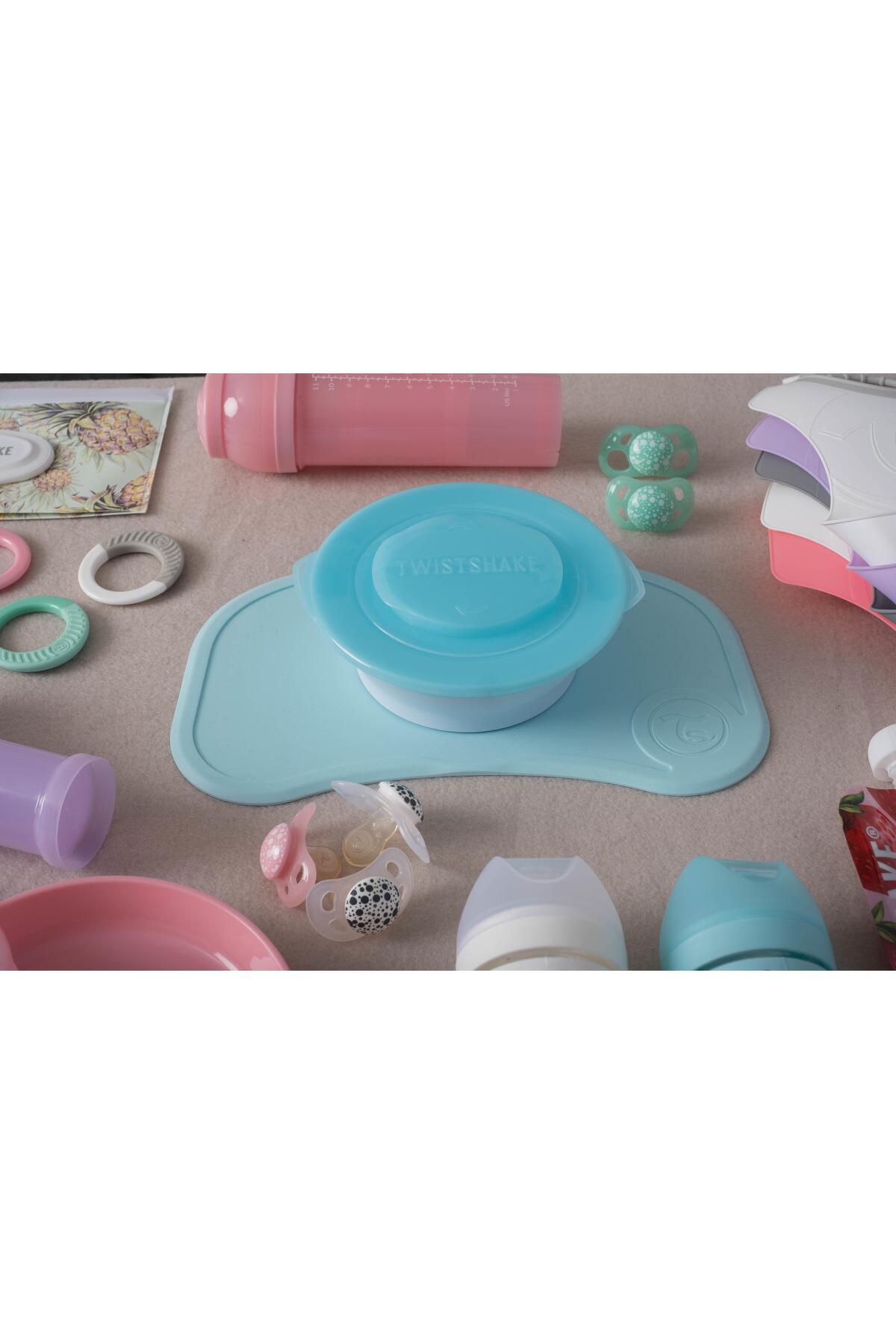Twistshake Mavi Akıllı Çocuk Mama Kasesi (6+ Ay) fotoğrafı 5 (önizleme)