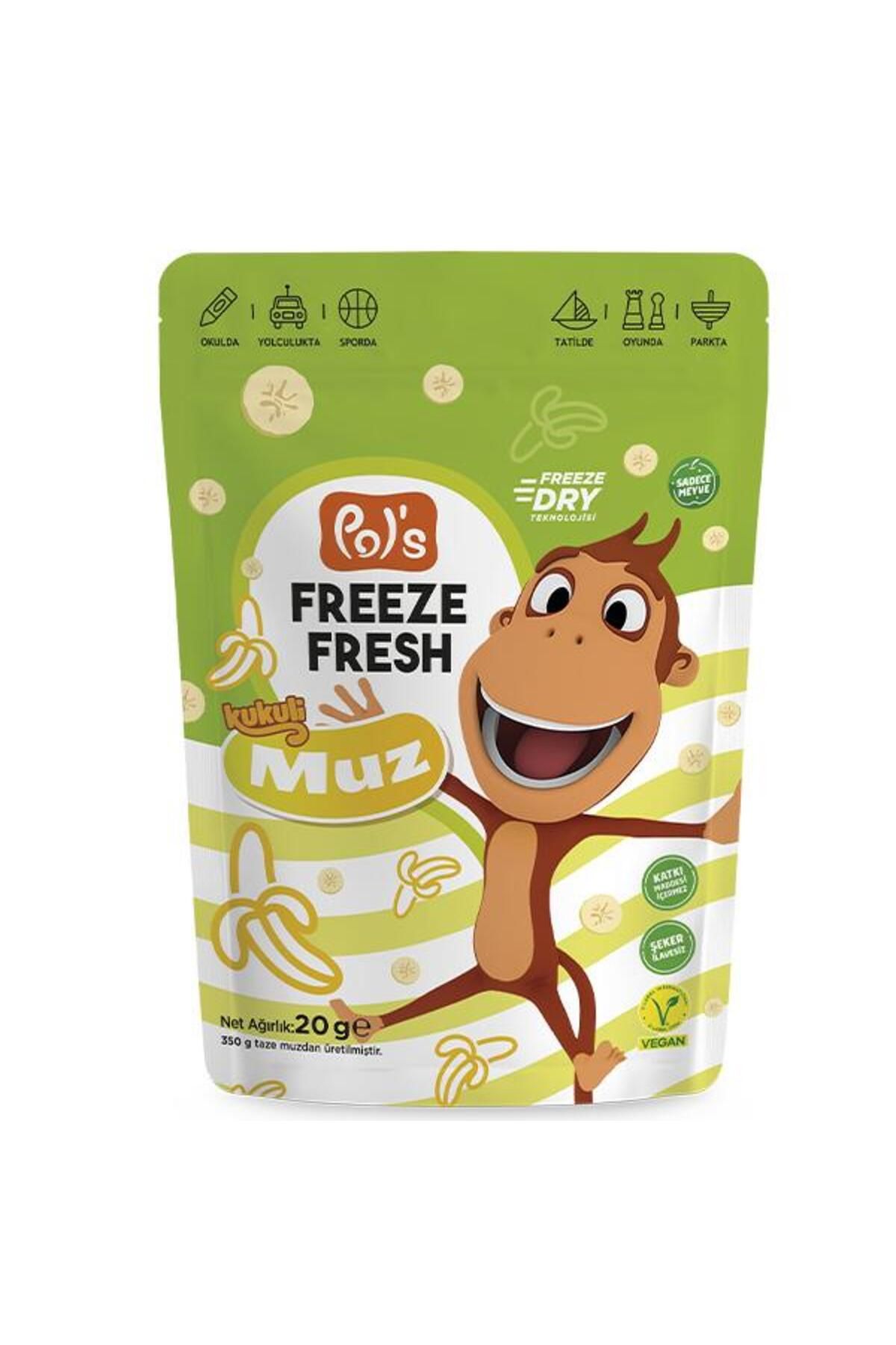 NEZADE STORE Pol s Freeze Fresh Kukuli Muz 20 Gr