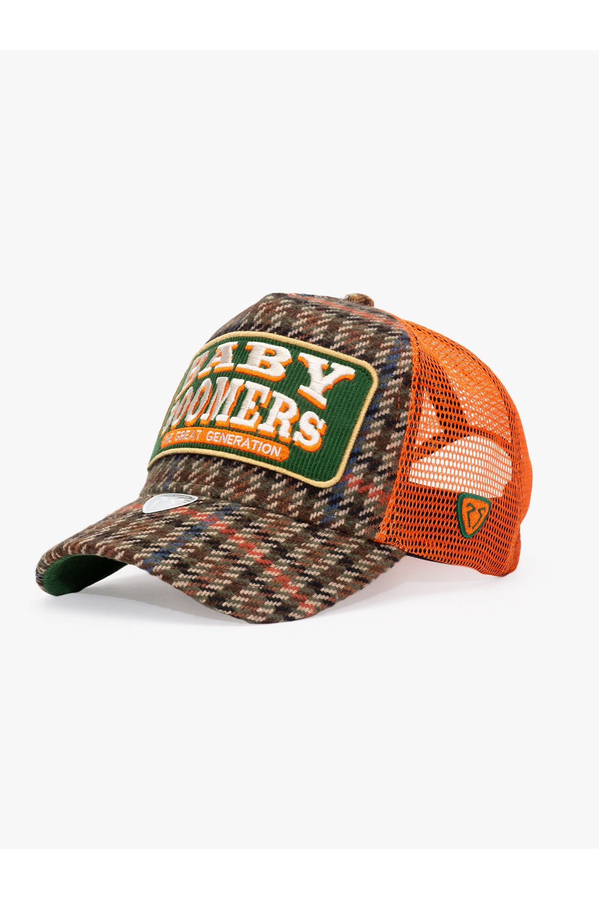 Rust&Rich Kadın Erkek Kahverengi Trucker Hat Generation Collection Boomers