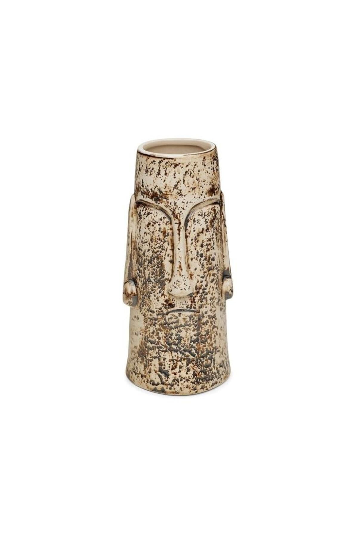 Globy Totem Tiki Mug Kupa Açık Kahverengi