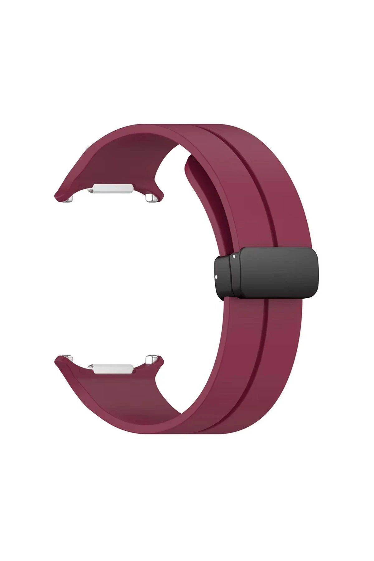 Toptan Bulurum Watch 7 Uyumlu  Ultra KR418 Tender Silikon Kordon - Bordo