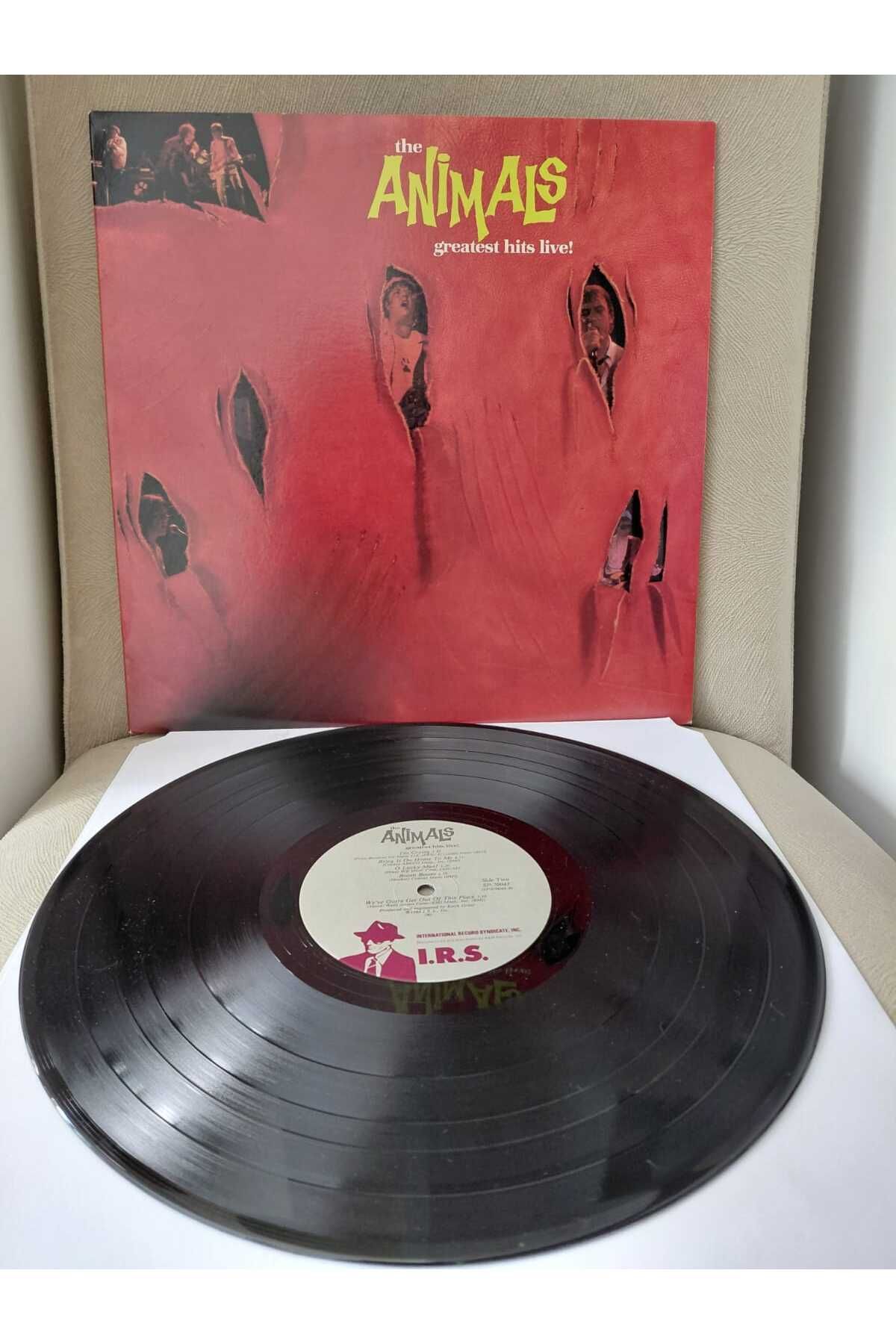 Plakperest The Animals – Greatest Hits Live - 1984 Amerika Basım Albüm - LP Plak-2.el
