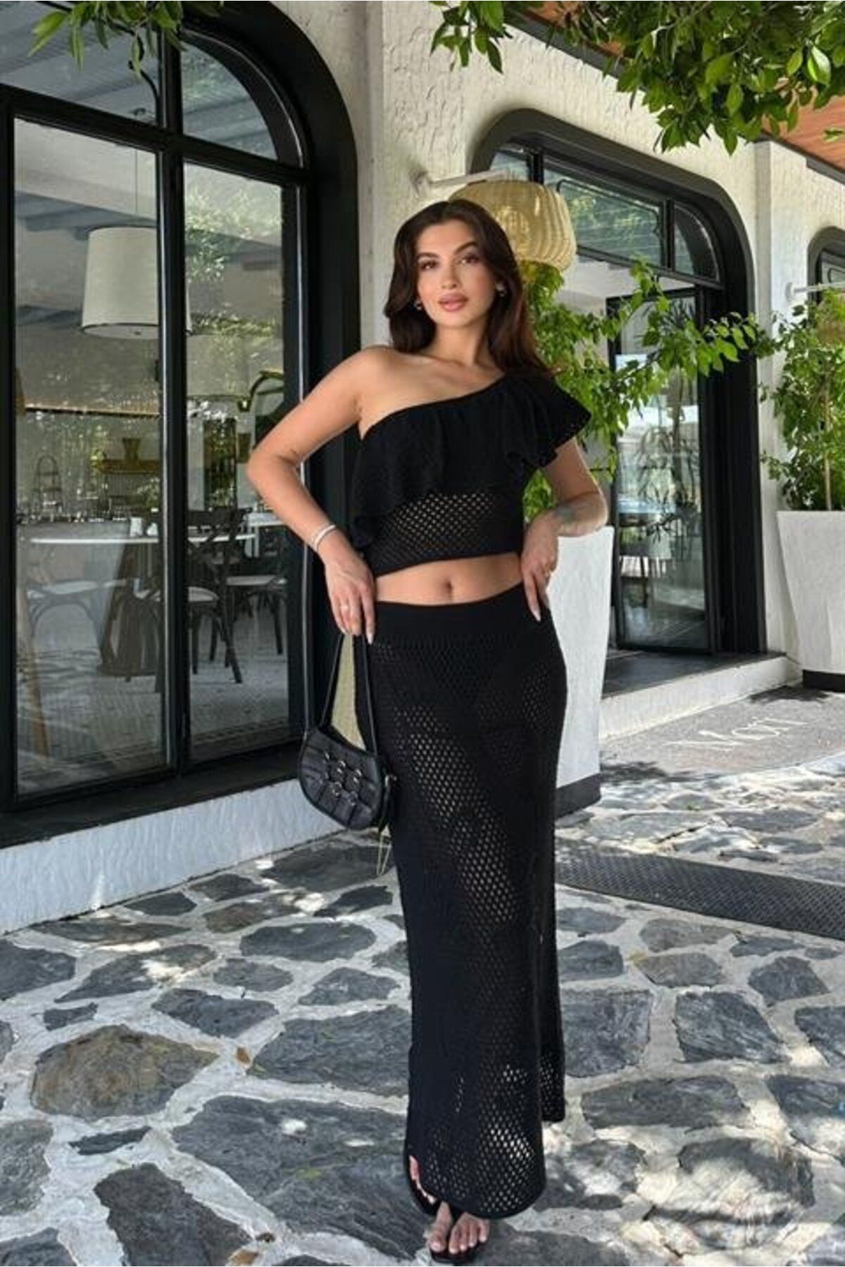 hepimiz alalım Nadia Fırfır Detaylı KroşeTakım 9866