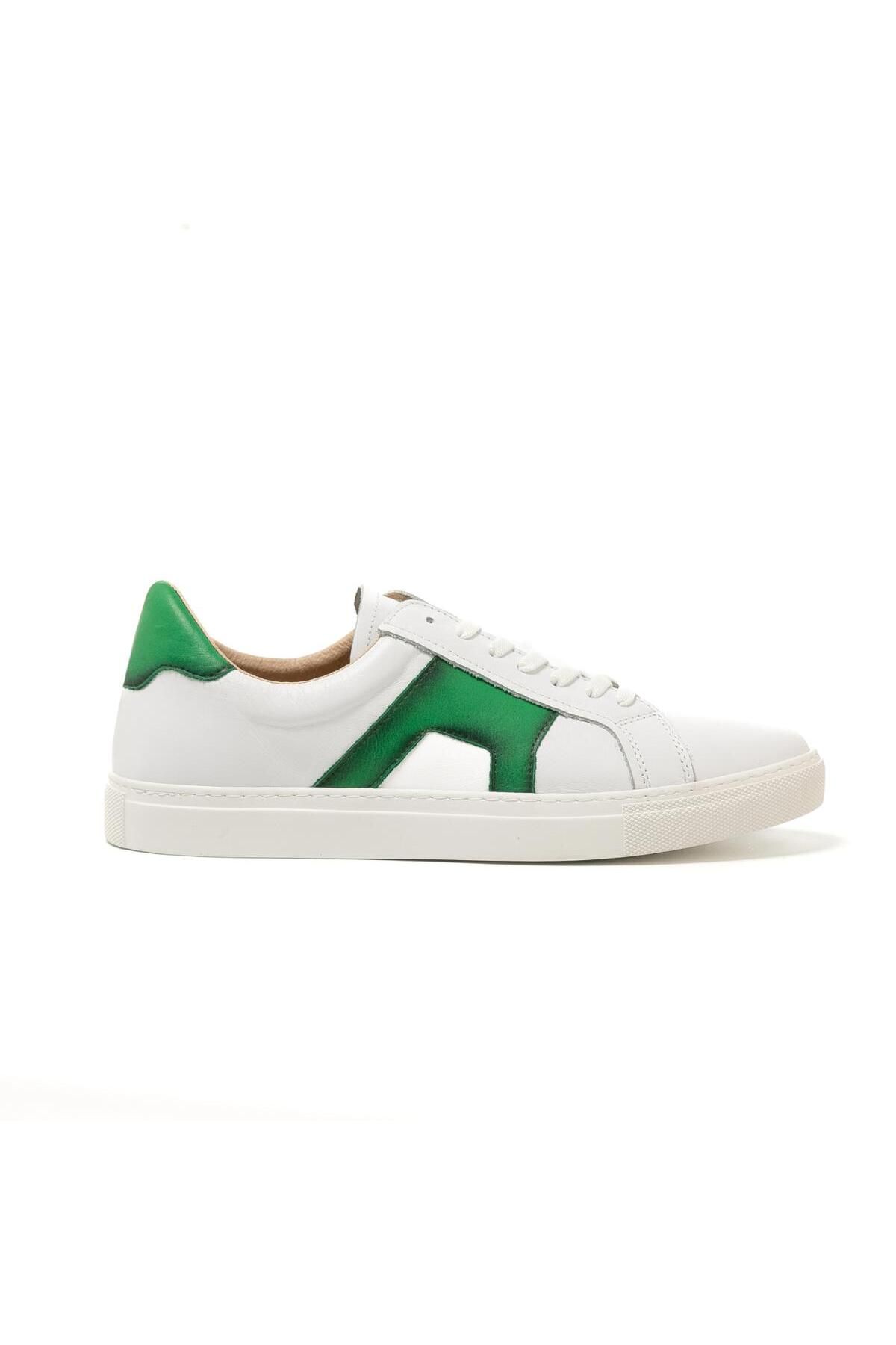 John May Erkek Sneaker ( Günlük) RC-25Y-088-MSANTO John May Beyaz-Yeşil