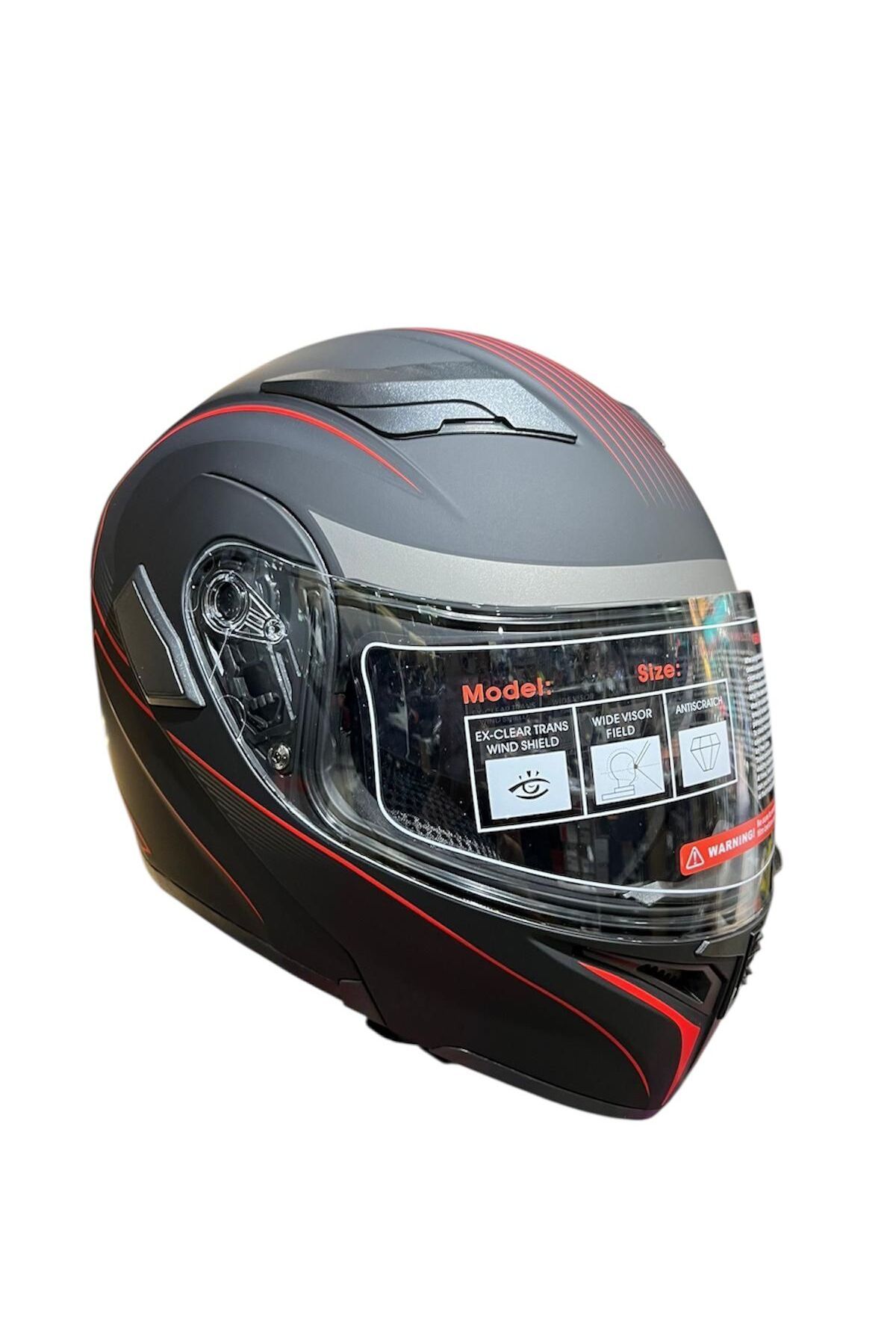 JK20 MOTOTEZ JİEKAİ JK902 LUX ÇENE AÇILIR MOTOSİKLET KASKI