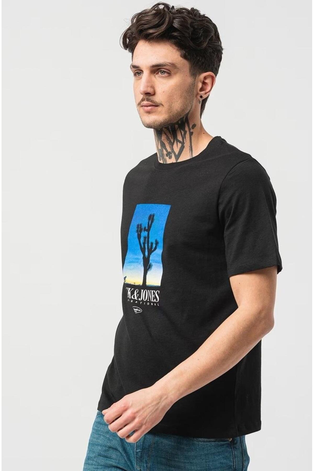 تیشرت مردانه طرح دار آستین کوتاه | جک اند جونز Jack & Jones 5003120585 - تصویر 2