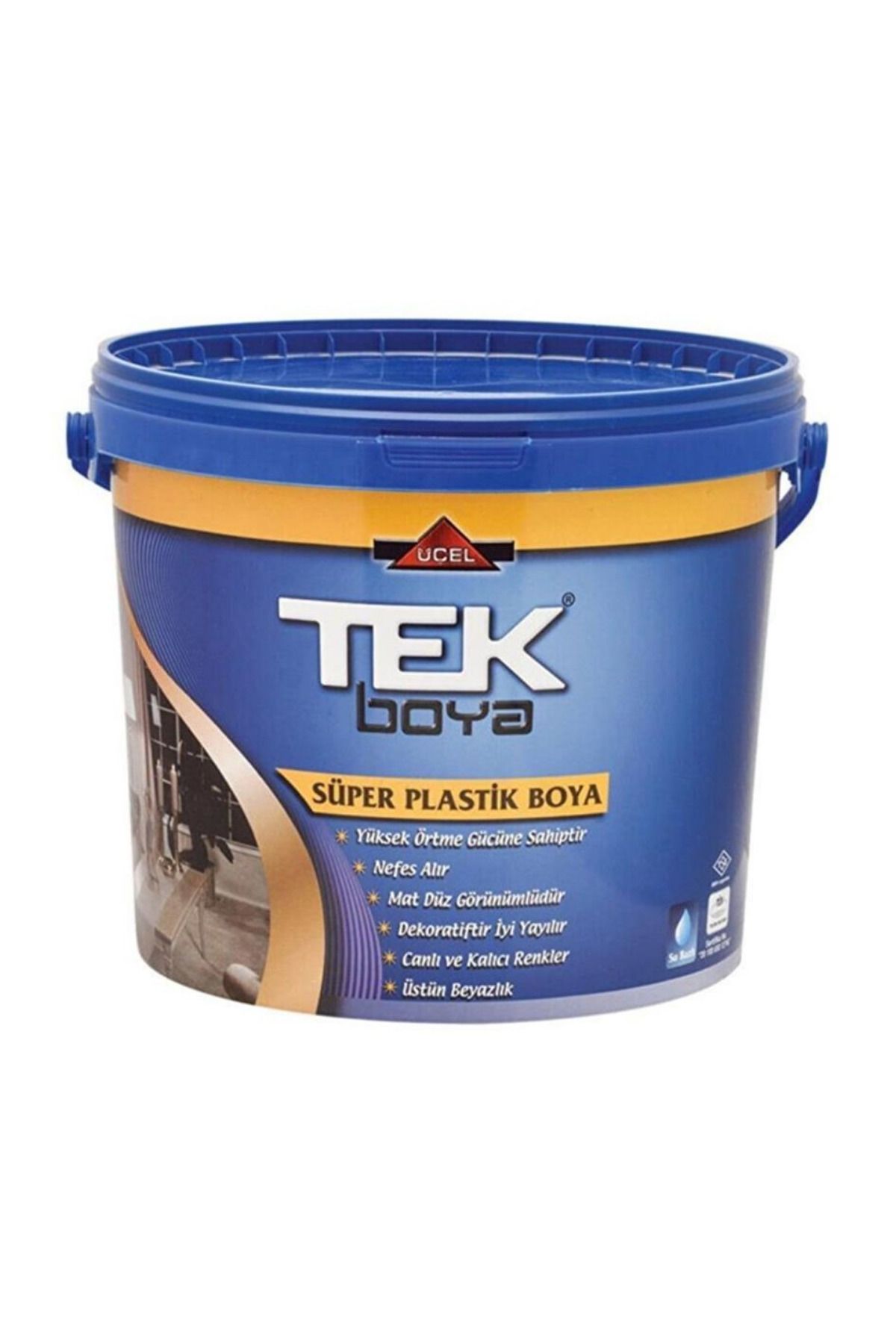 TEK BOYA TEK SÜPER SİYAH PLASTİK BOYA 20/1