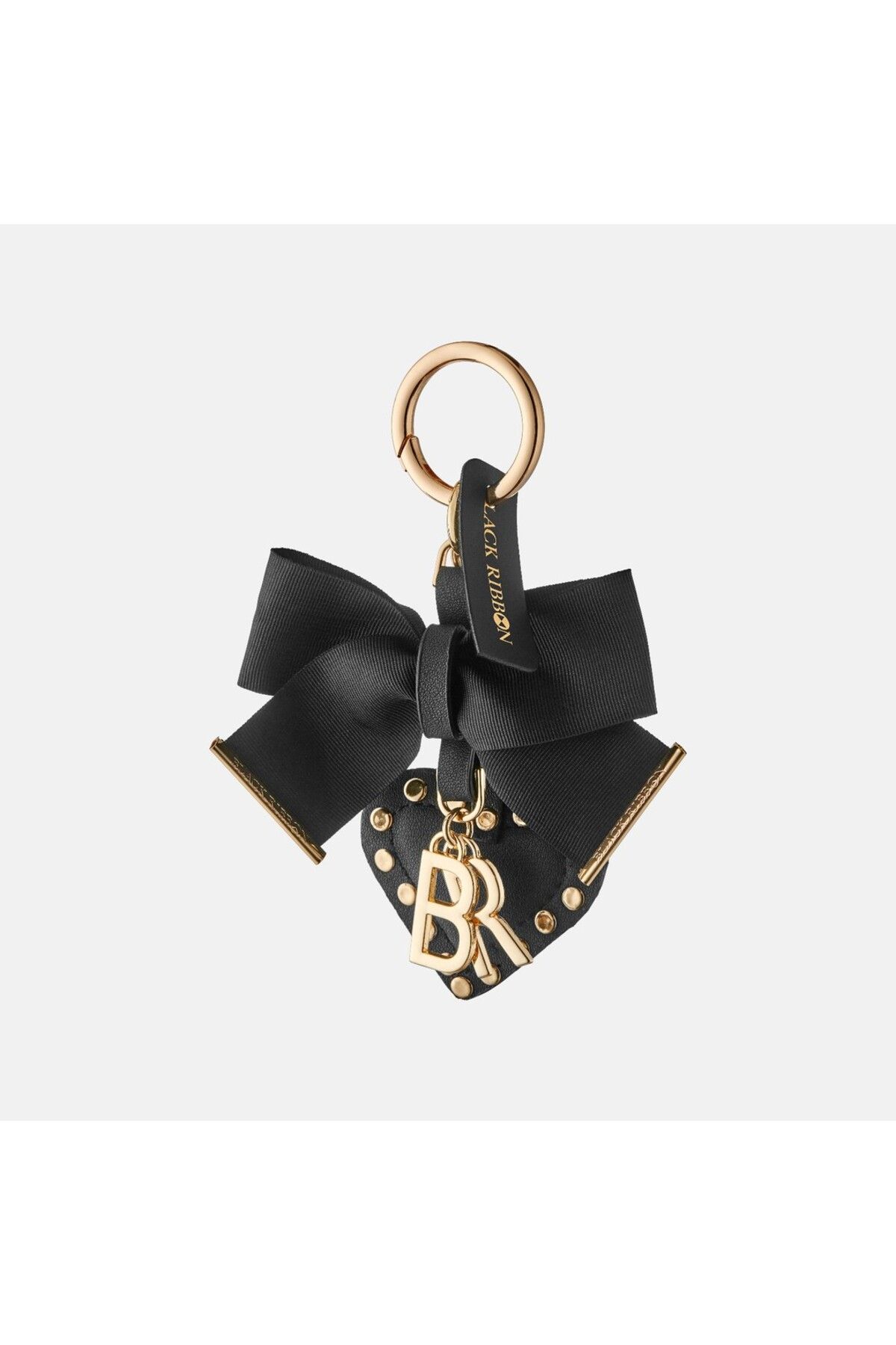 Black Ribbon Siyah Trok Kalpli Charm
