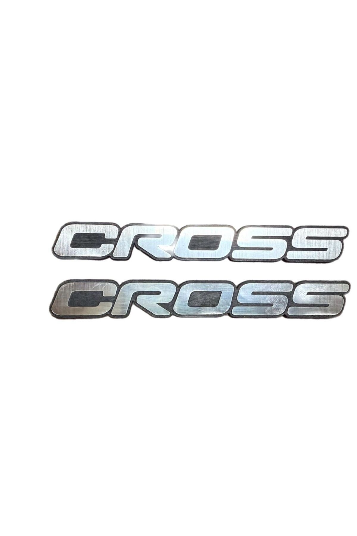 PLASTİKCHE ÖZEL KROM DETAYLI CROSS YAZISI