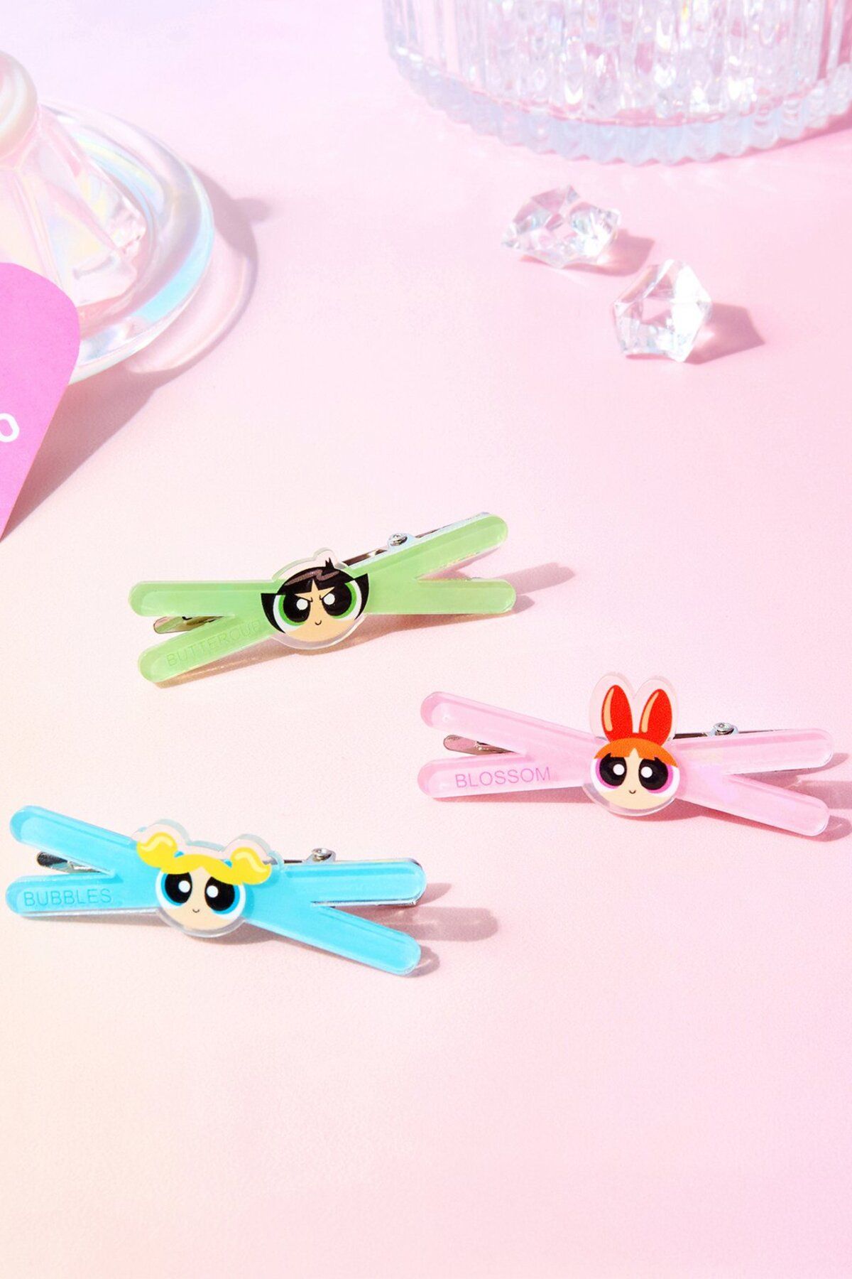 Miniso Powerpuff Girls Lisanslı Toka Seti (3 Adet)
