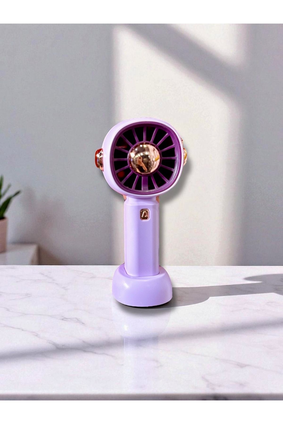 OEM Lila Şarjlı Mini Fan