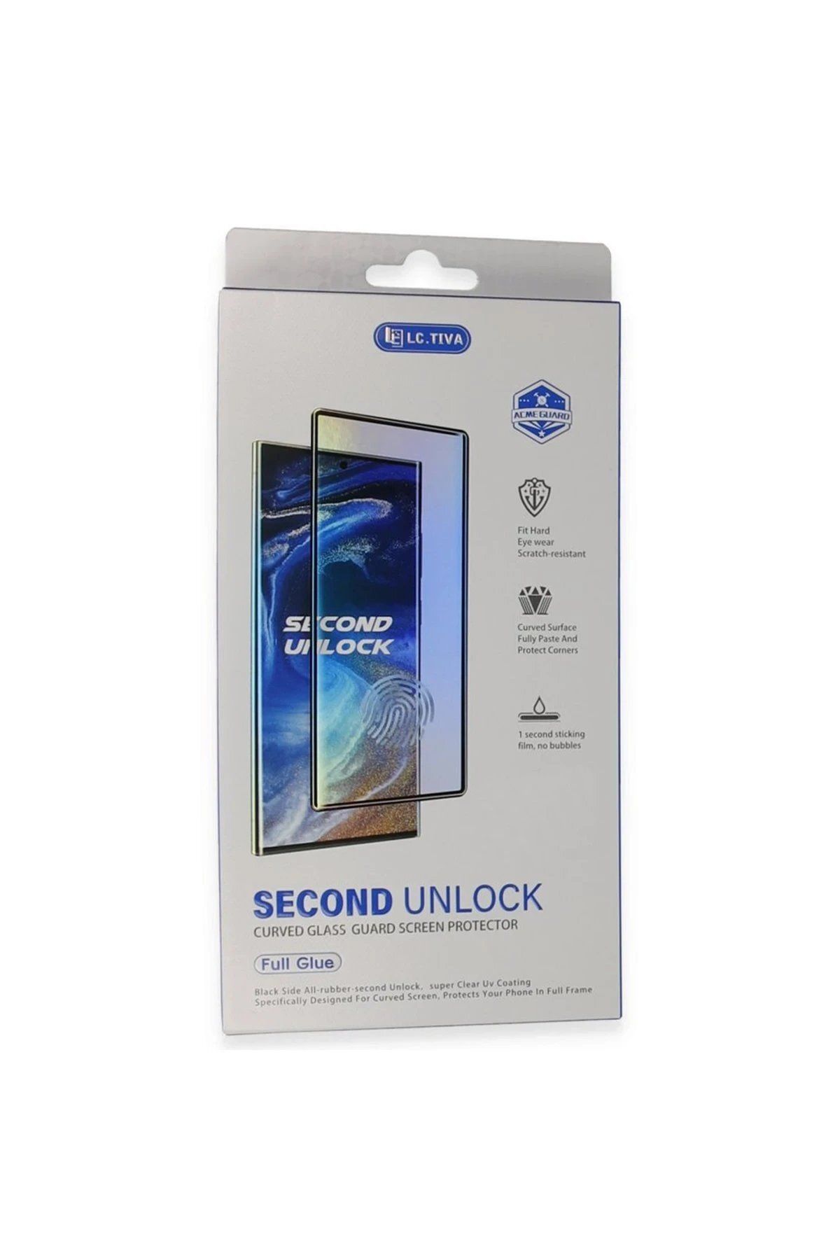Toptan Bulurum Samsung Galaxy S24 Ultra Durable Full Glue Curved Cam