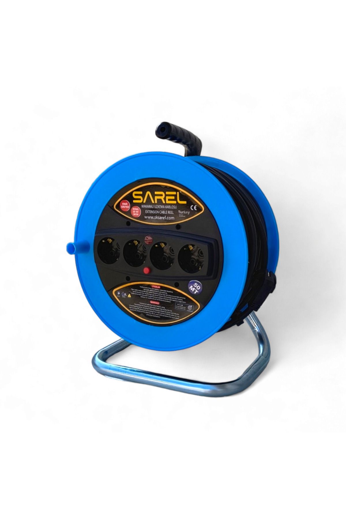 COBI SMART®-Extension cord reel 3x2.5 mm², 50 m, 4 sockets, overload protection - COBI SMART® 9