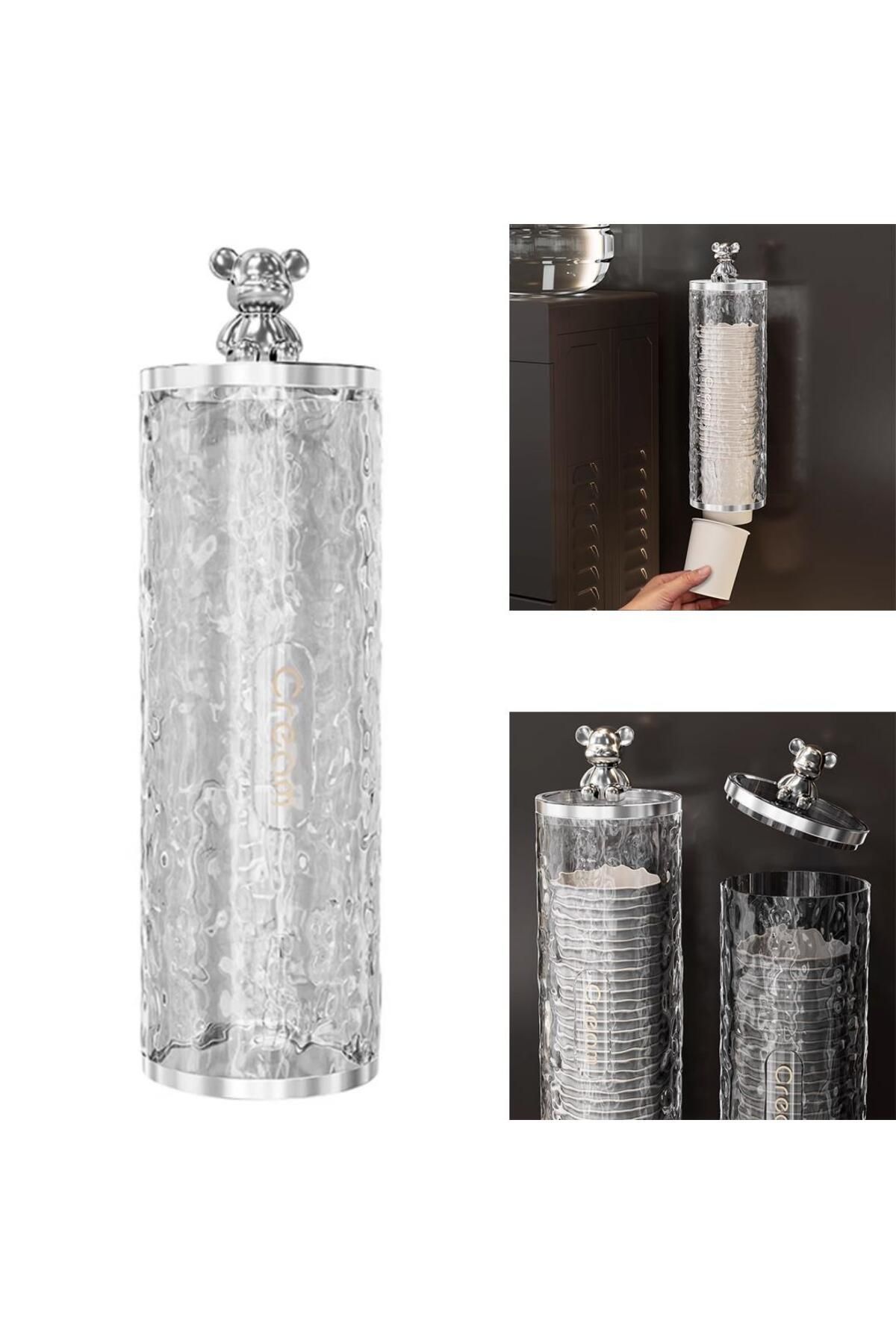 SUNUP SN-27110 Kendinden Yapışkanlı Plastik - Karton Bardak Dispenseri